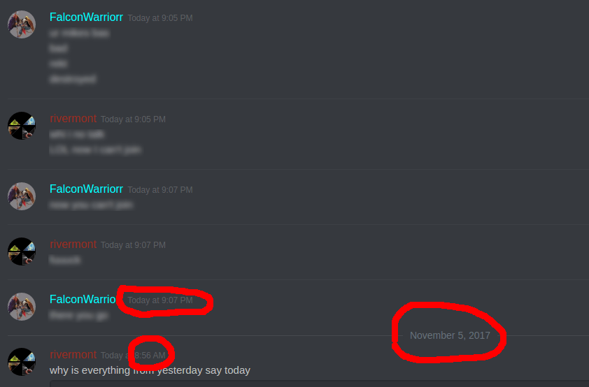 When Discord meets daylight savings time... r/discordapp