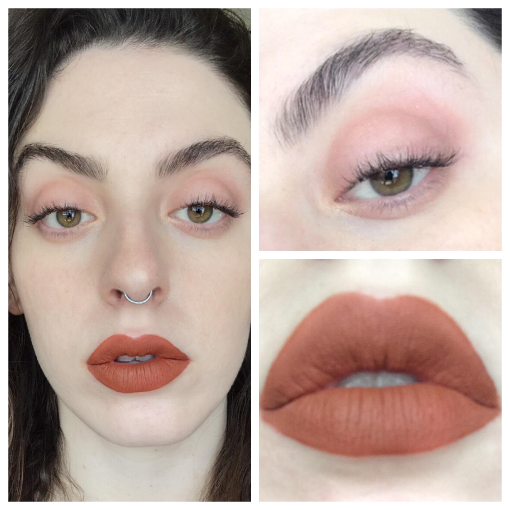 Burnt Orange Lips and Rosy Eyes r/MakeupAddiction