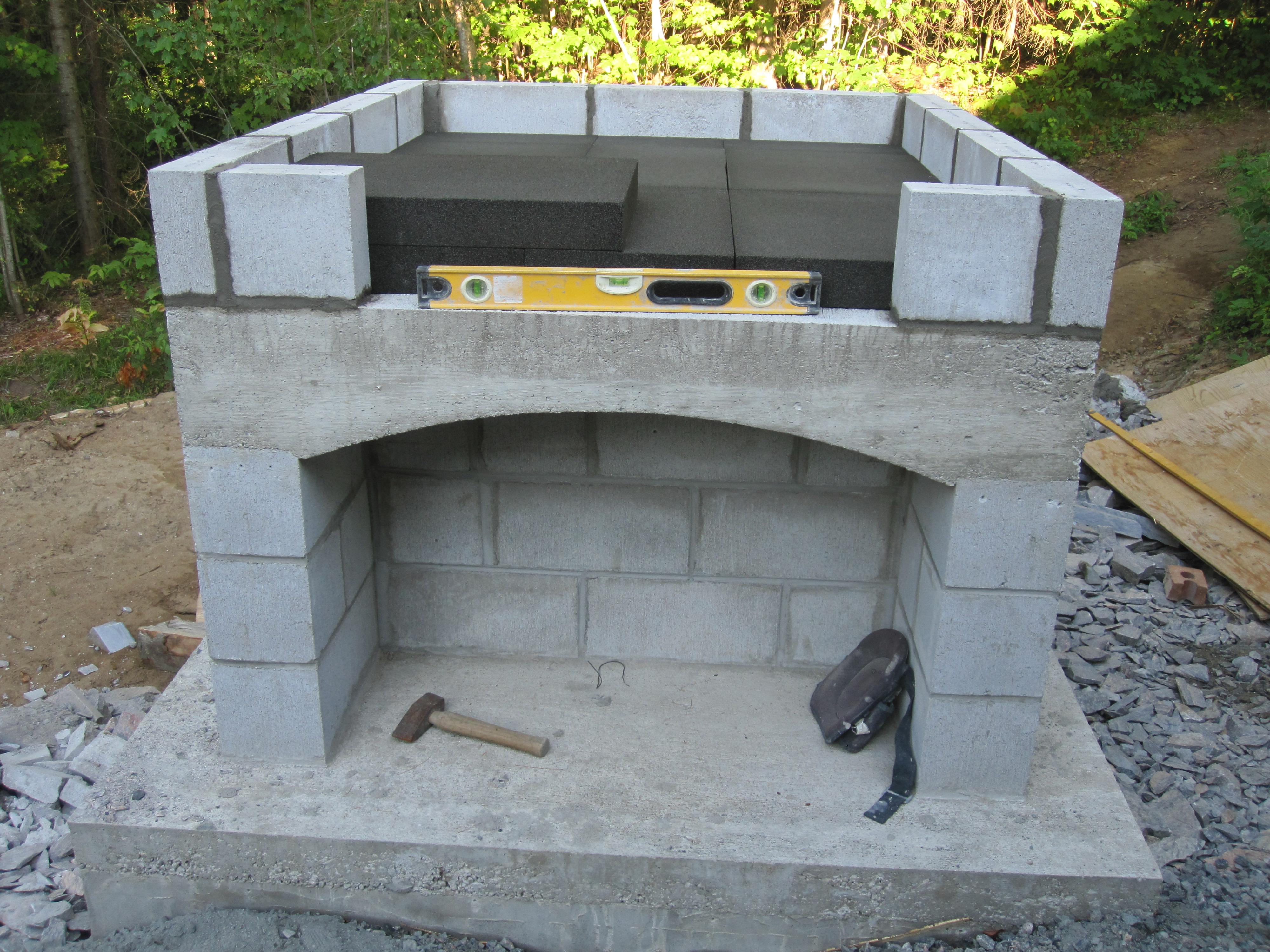 expanded volcanic perlite ovens for pizzas and meats. basic structure