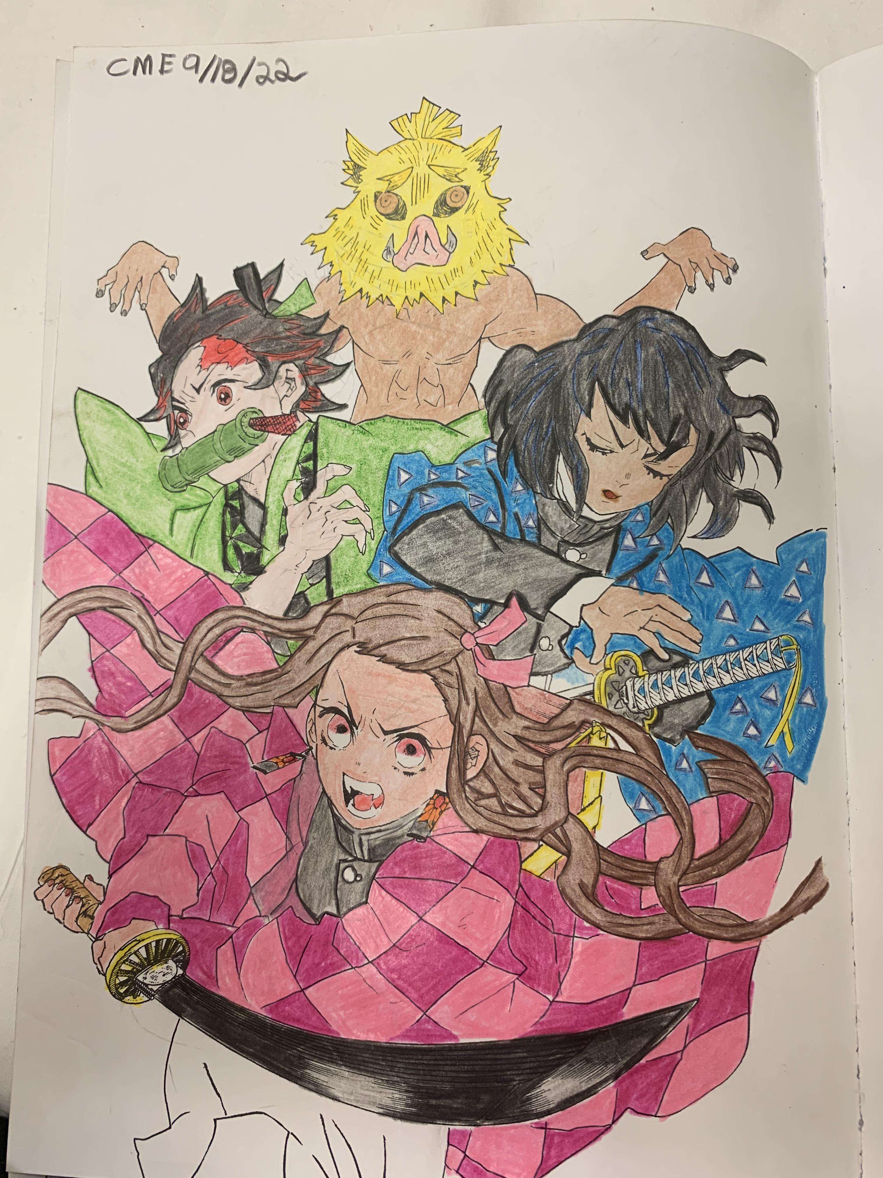 RoleSwap, from the Demon Slayer coloring book. r/KimetsuNoYaiba