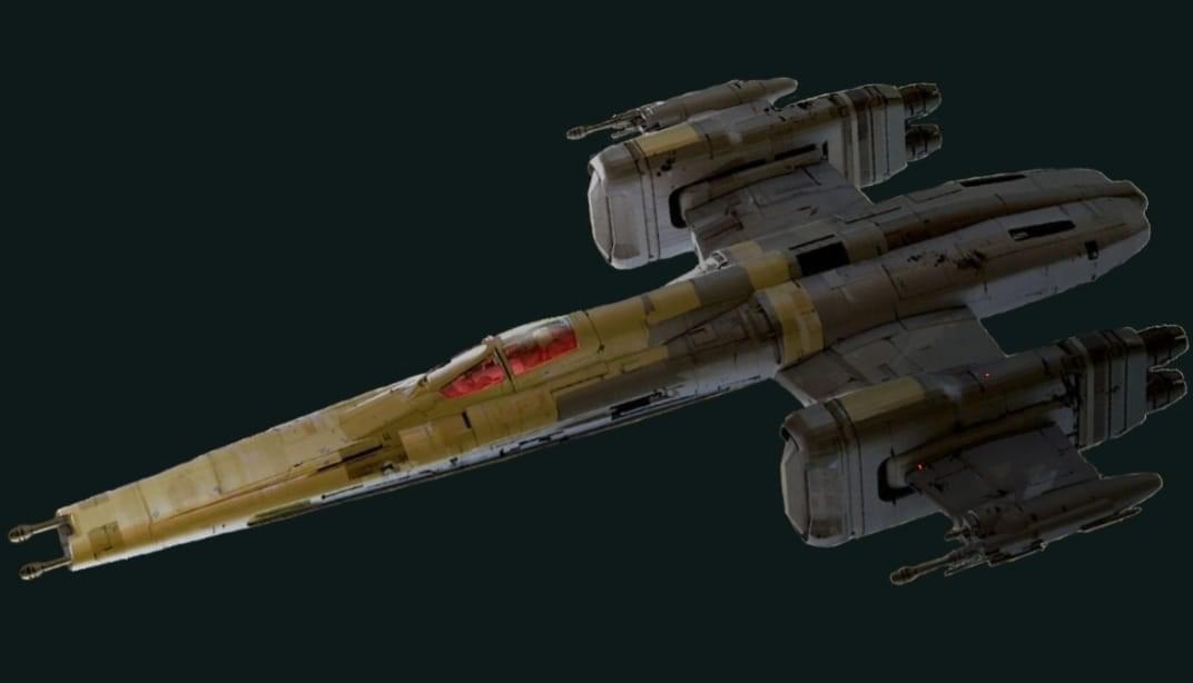 Bounty hunter ship. Source Mandalorian s1e6. r/StarWarsShips