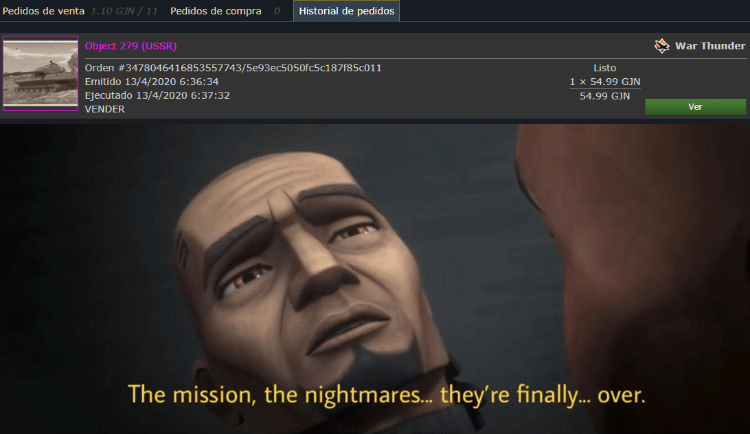 The event... the sleepless nights... they're finally... over. Warthunder