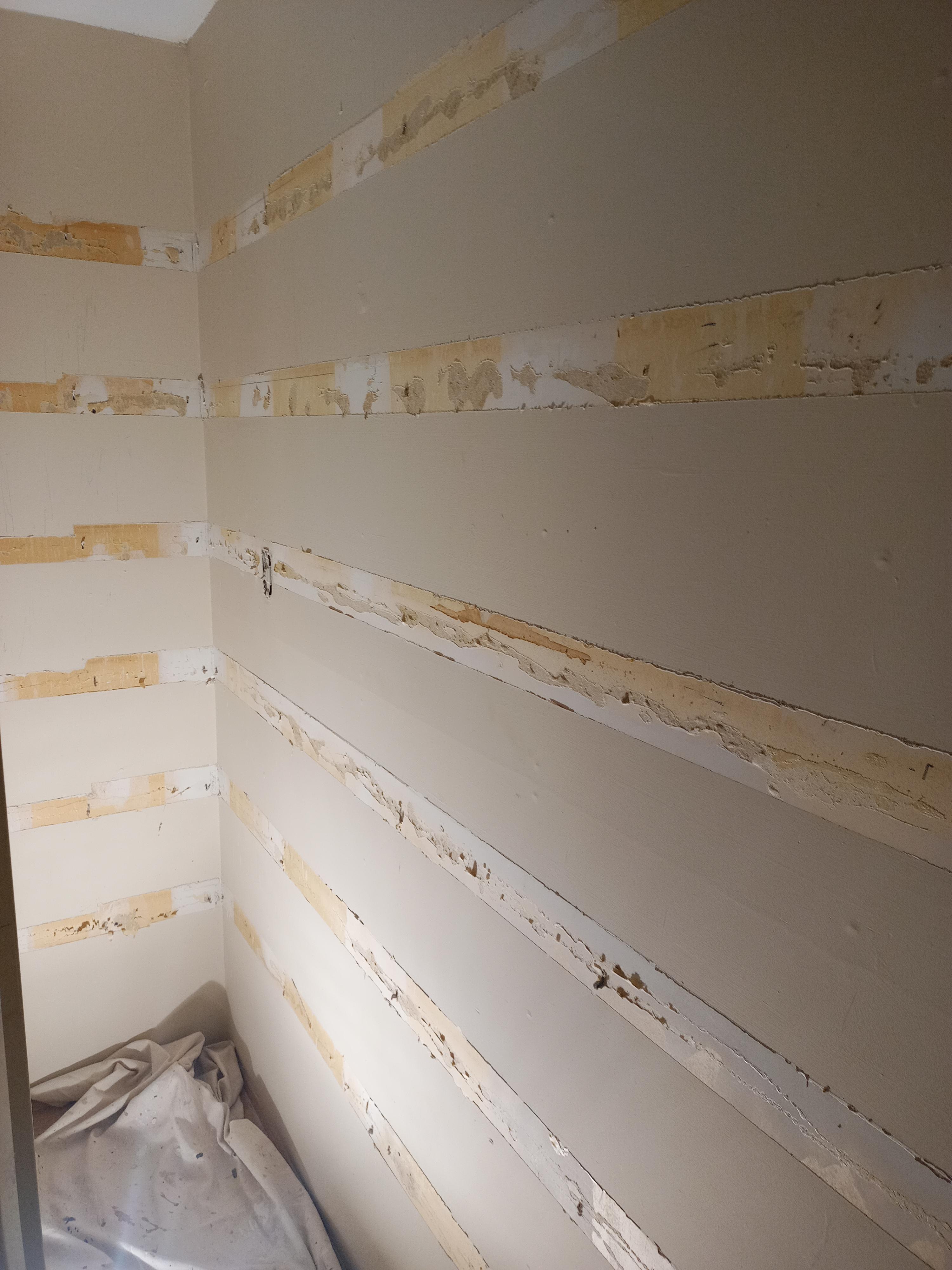 So I had to sand and scrap those areas below. I've been informed that