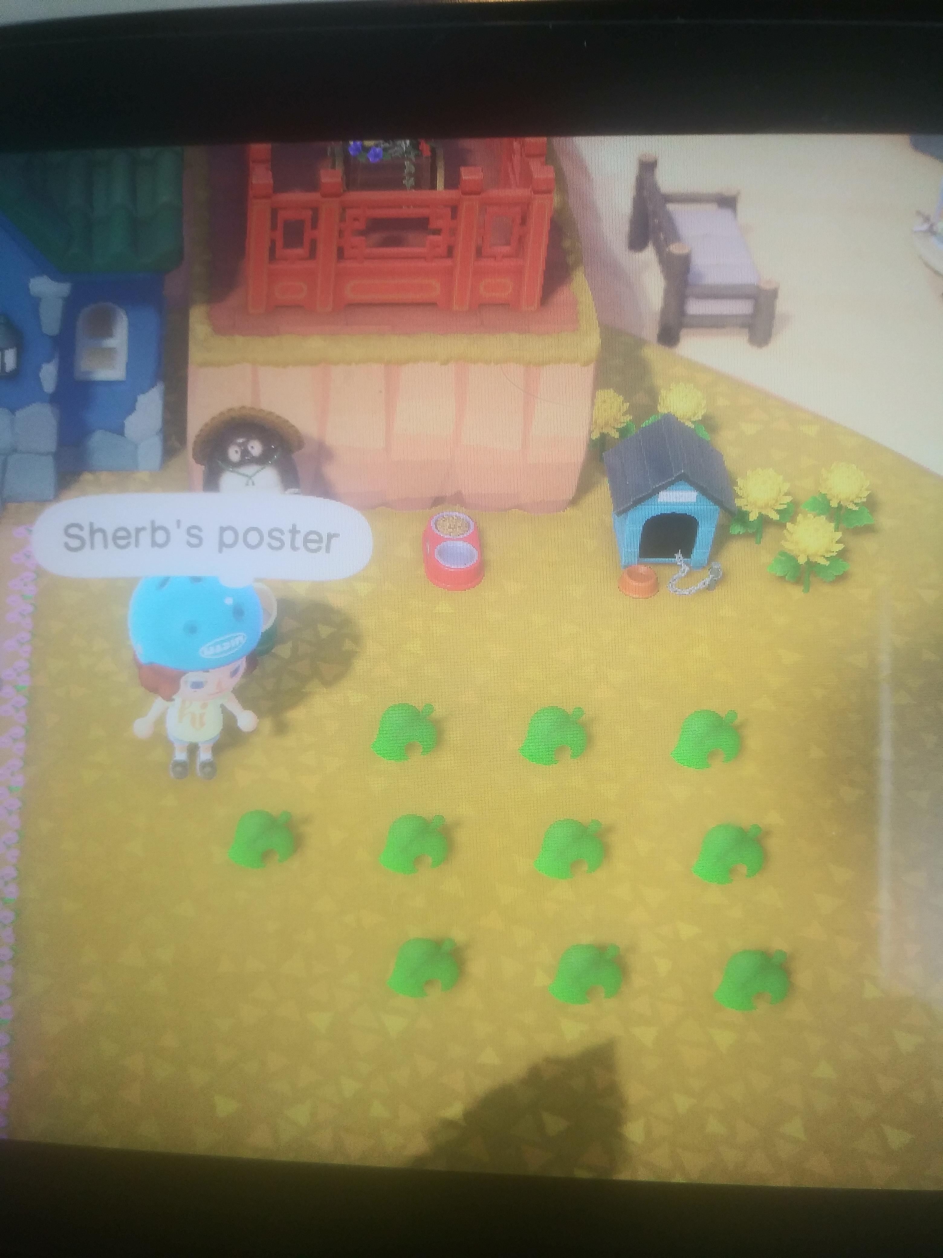 Giving away my villager posters! Posters are Sherb, Mint, Monty