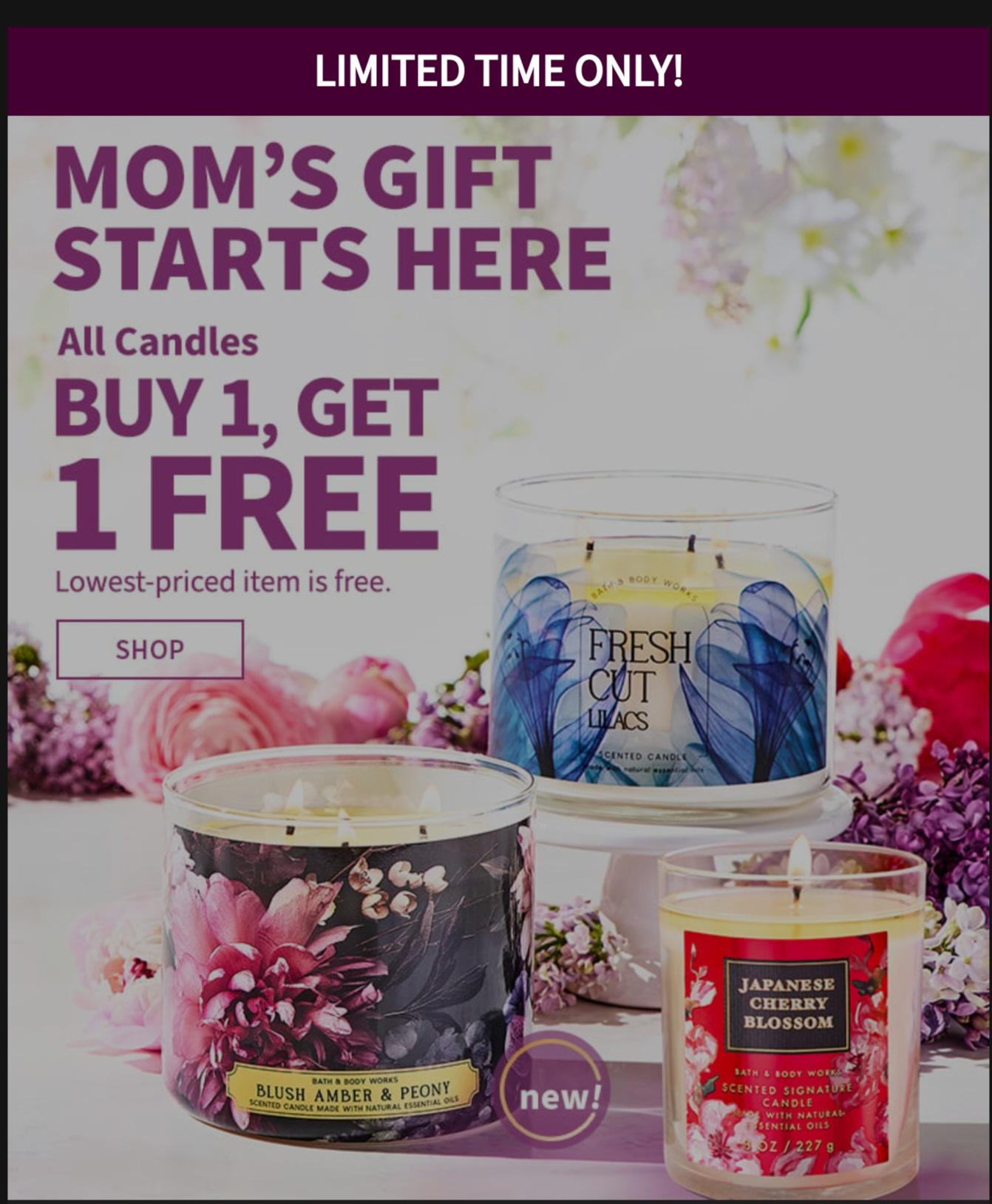B1G1 FREE ALL Candles 🇨🇦🇨🇦 r/bathandbodyworks