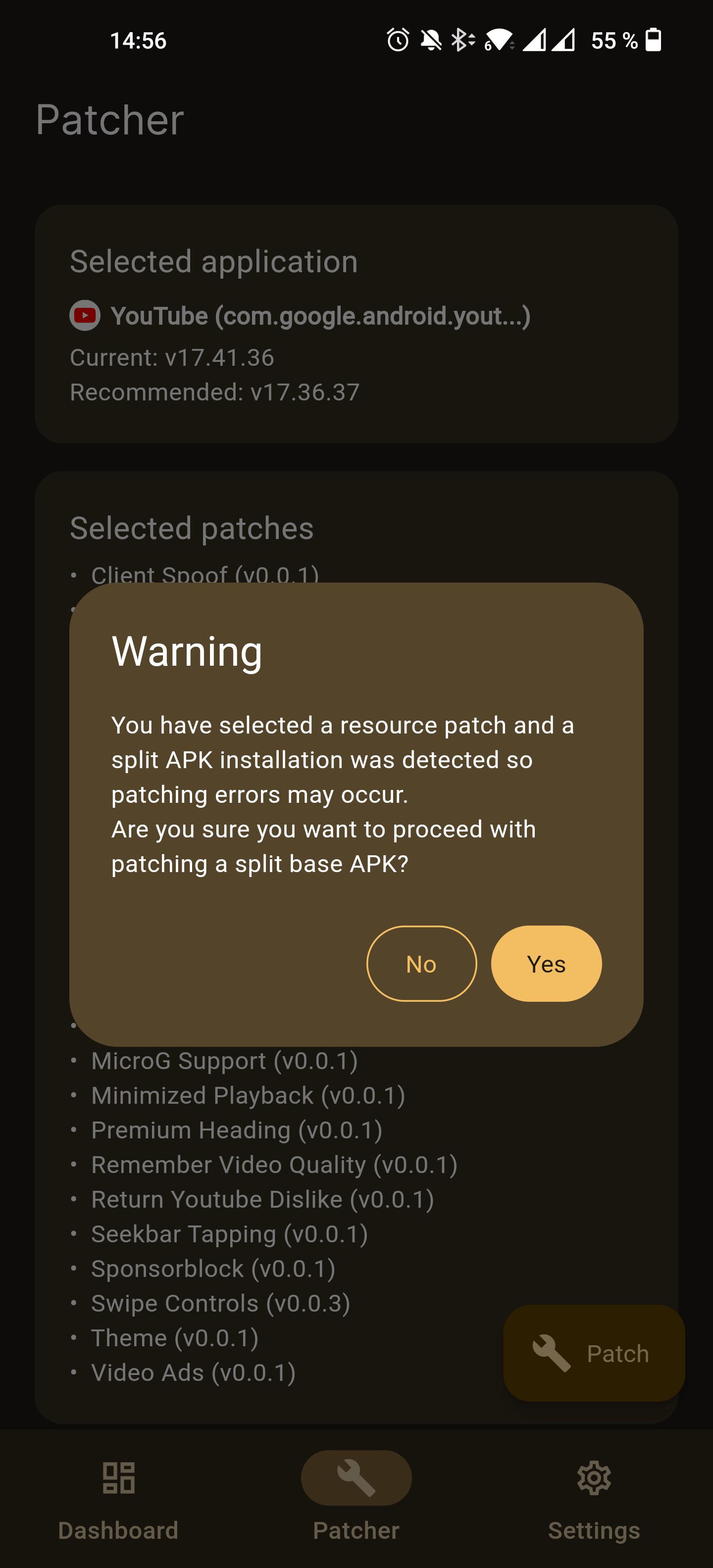 Split APK Issue? What does it mean? r/revancedapp