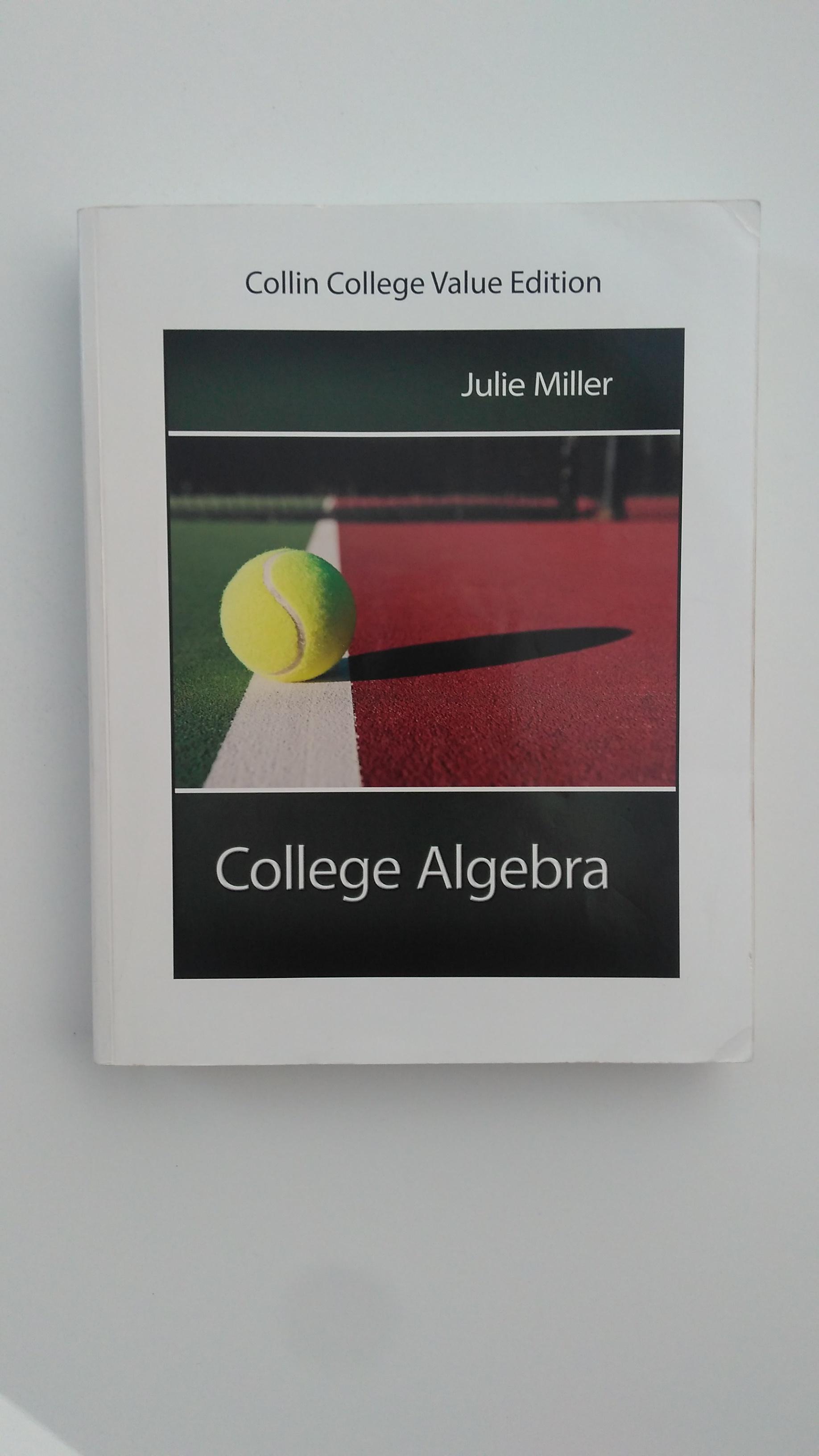 COLLEGE ALGEBRA Collin College Value Edition 9781259404528 60 Like