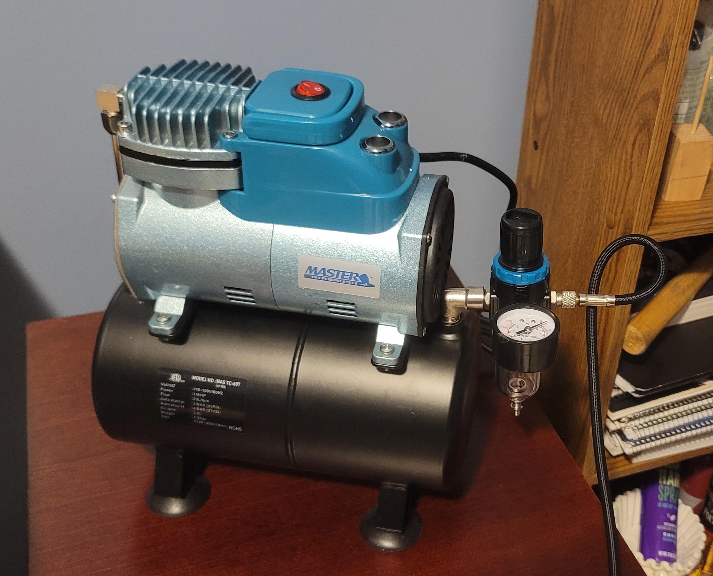 Recently gifted a Master TC40T compressor. Tried to turn it on first