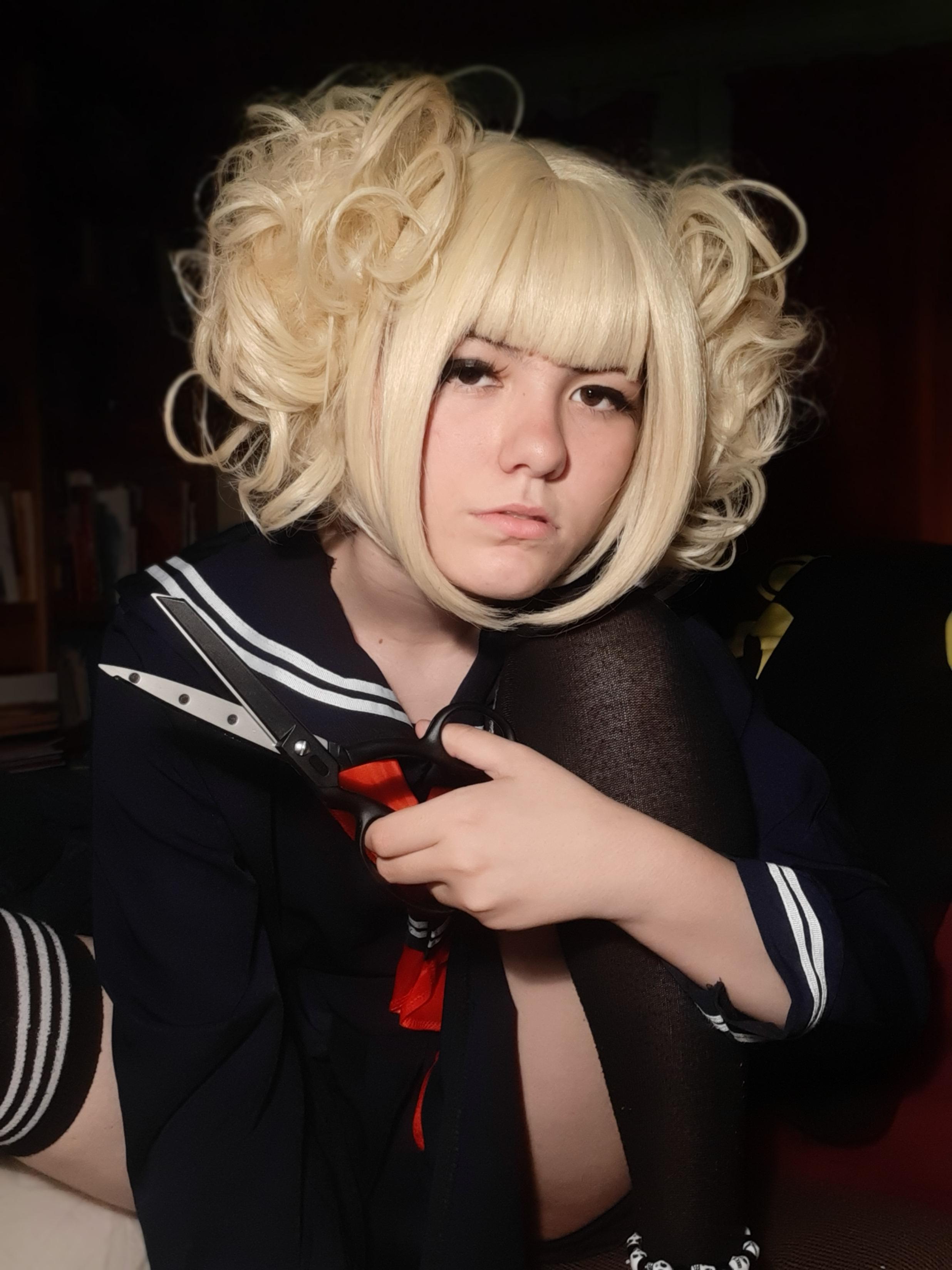My toga cosplay! I would love some feedback, I'm currently working on