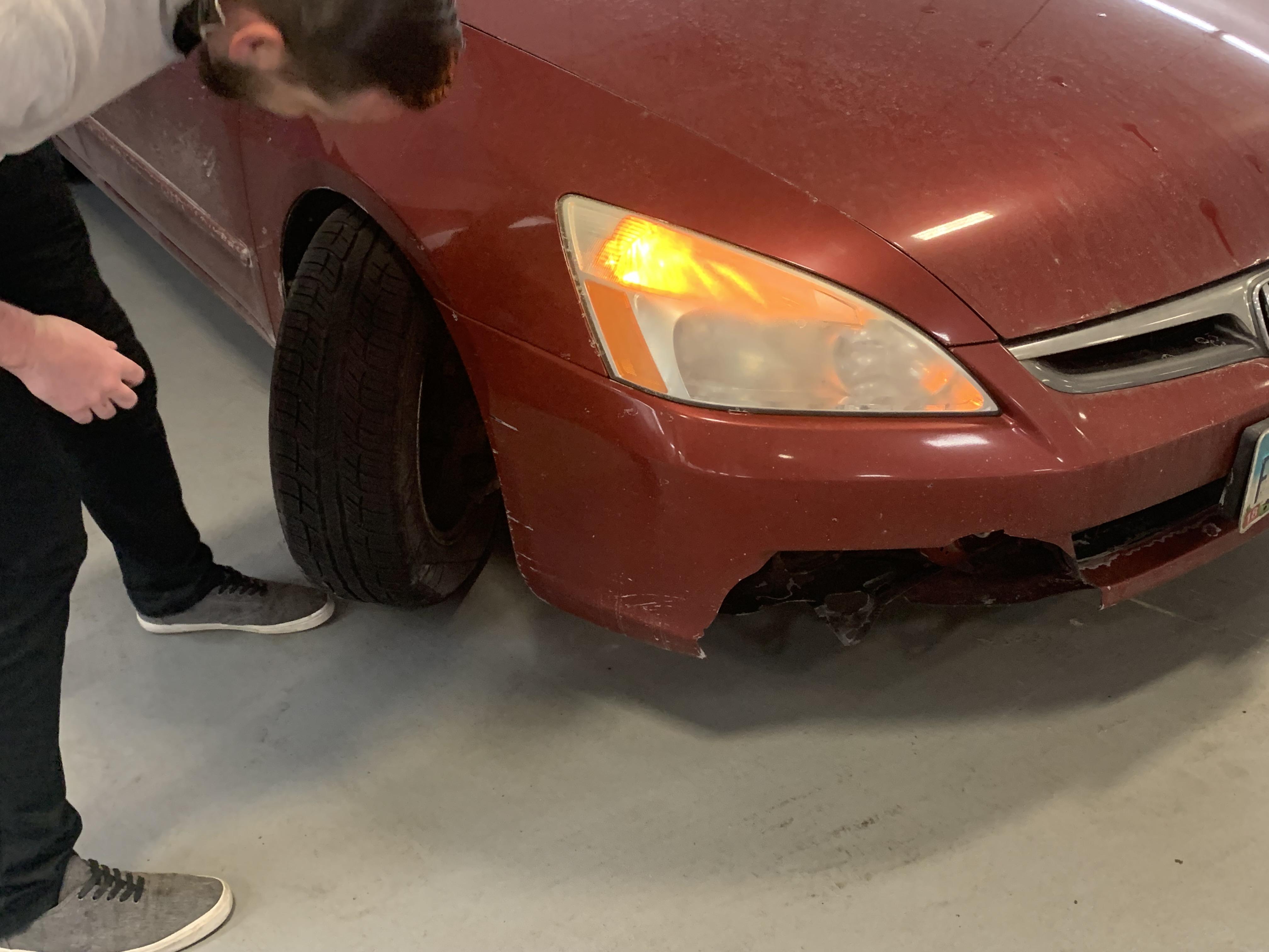 C/s was just driving and felt like the wheel fell off I don’t know