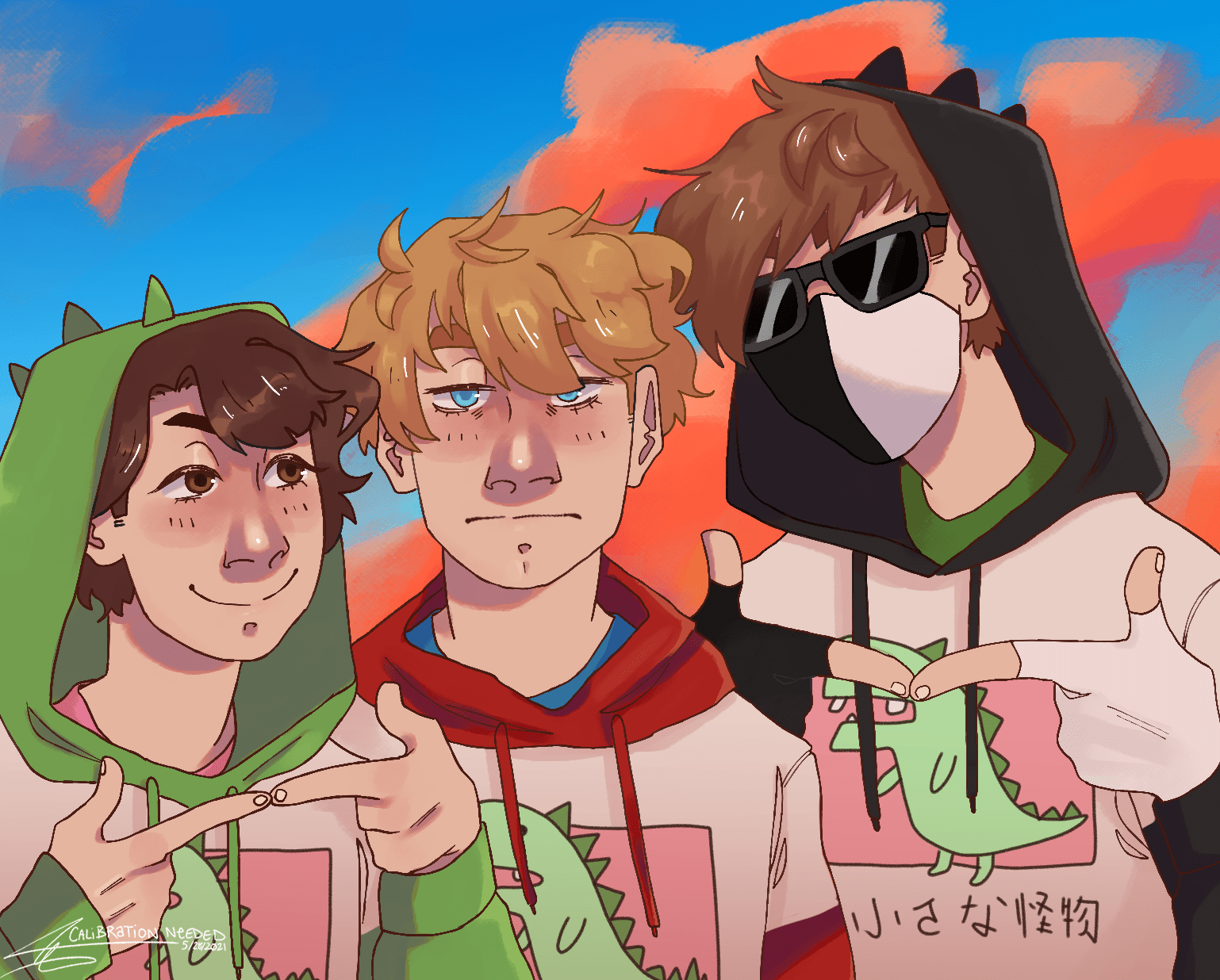 I drew big man Tommyinnit™, Tubbo, and Ranboo r/tommyinnit