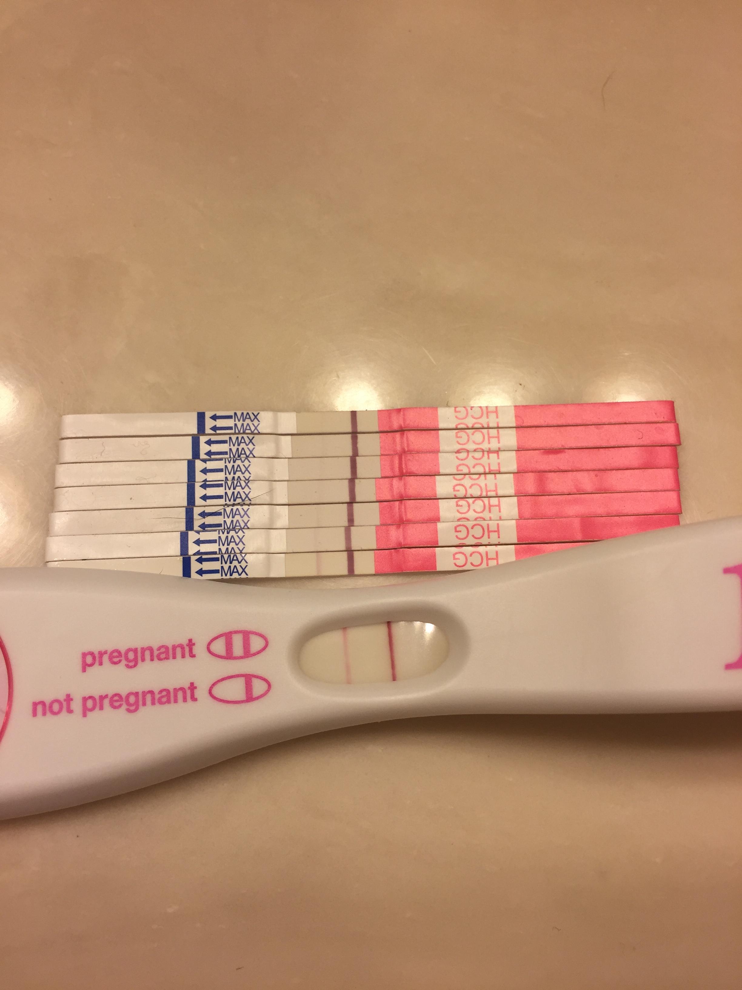 Clinicalguard Pregnancy Test Faint Line pregnancy test