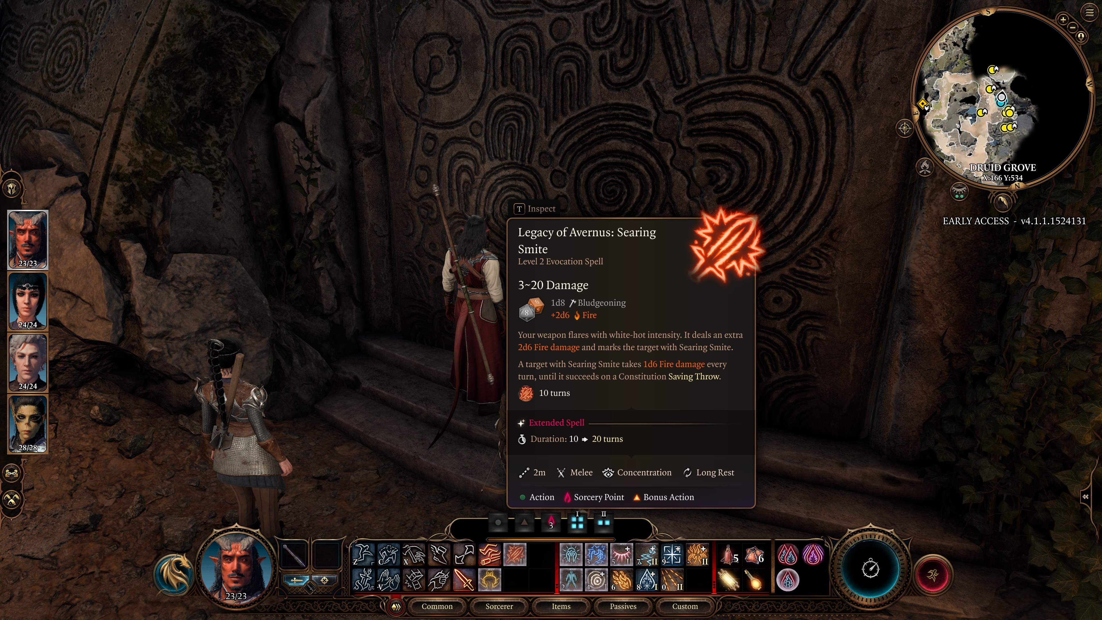 Extend Metamagic works on searing smite, neat D r/BaldursGate3