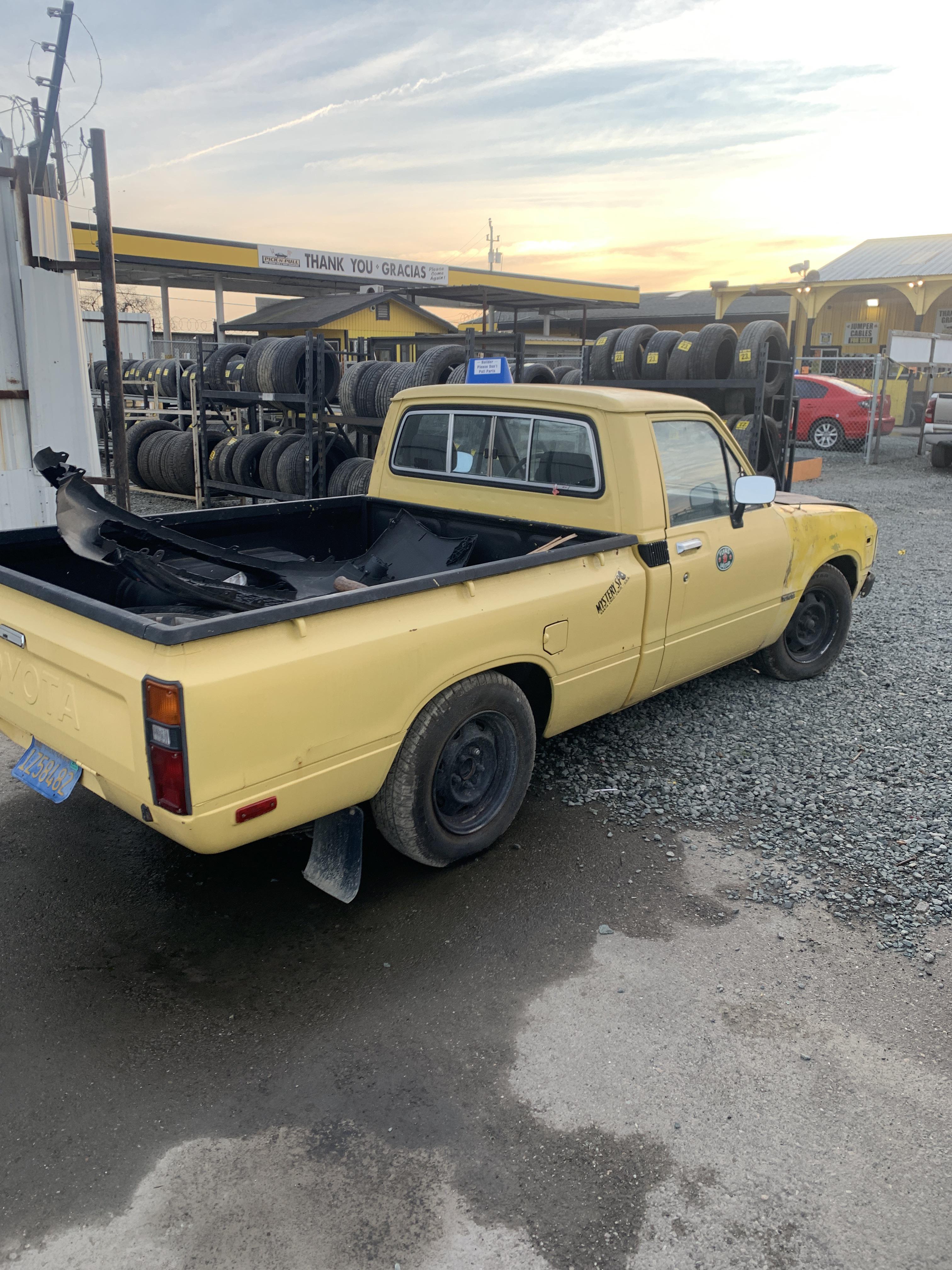 Saw this sr5 at pick n pull for sale at pick n pull hood and fenders