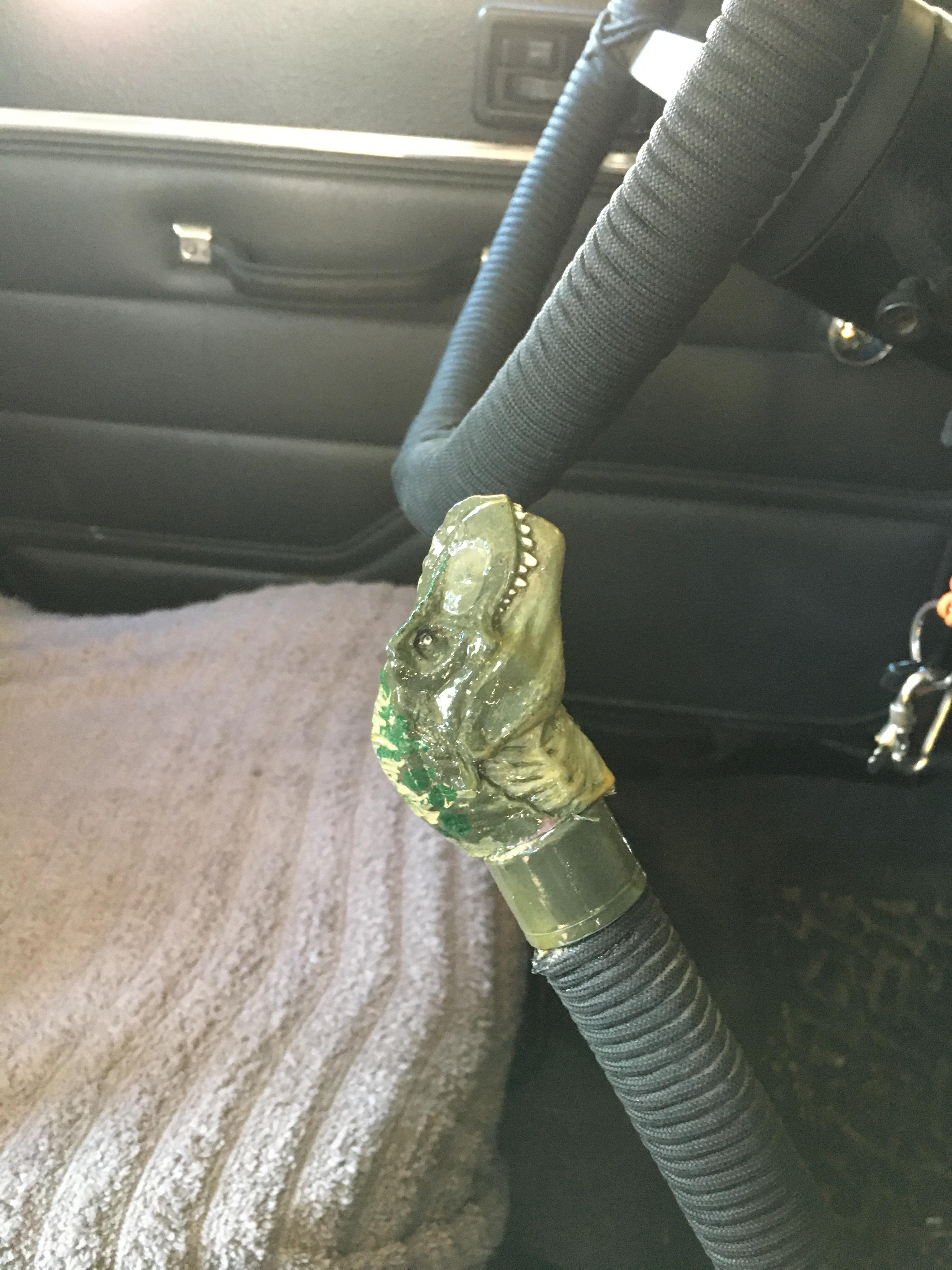 Jurassic Park shifter knob for my ‘91 Wrangler r/stickshift