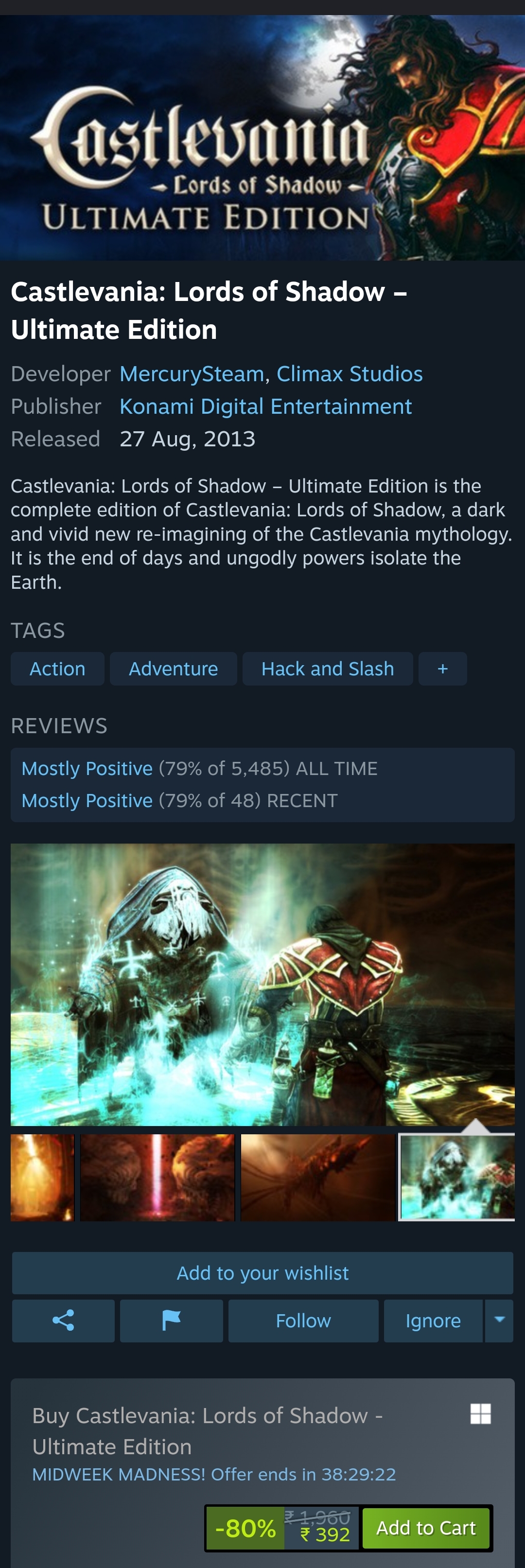 One of the best Castlevania games is on sale now, this is the game i