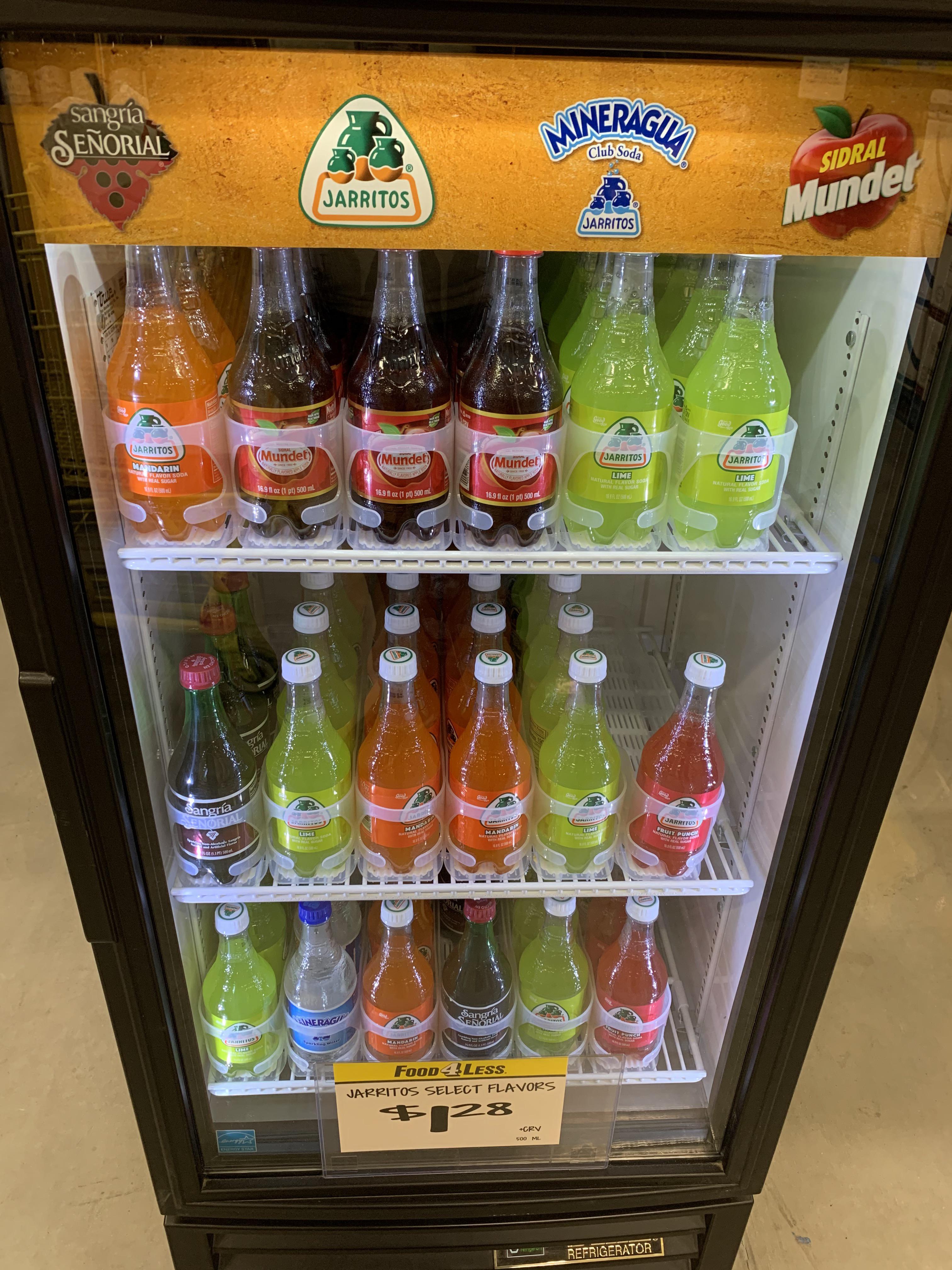 Jarritos cooler with 0.5 liter plastic bottles r/ToFizzOrNotToFizz
