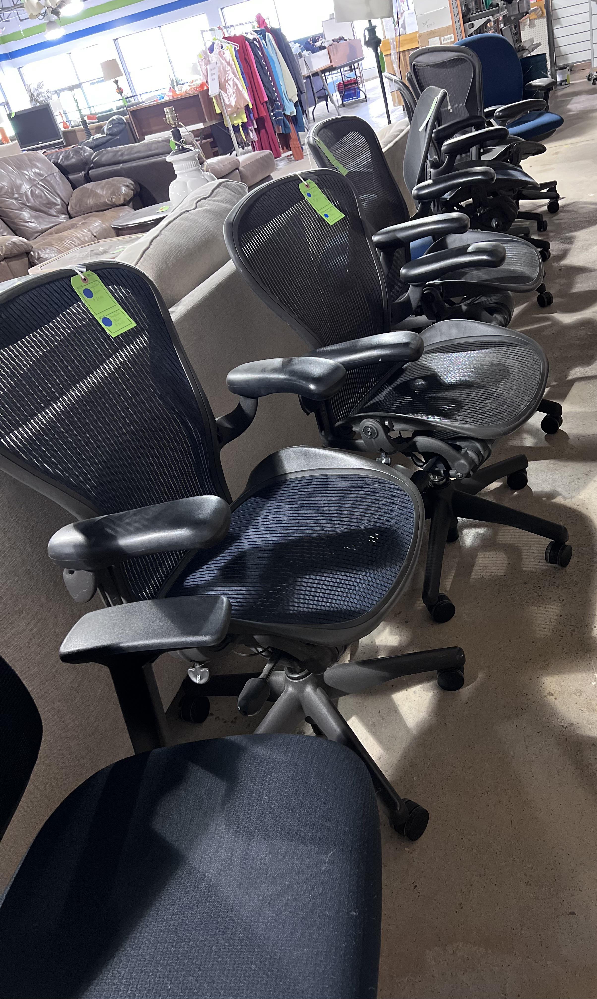 Herman Miller office chairs for only 30 at the habitat restore! Picked