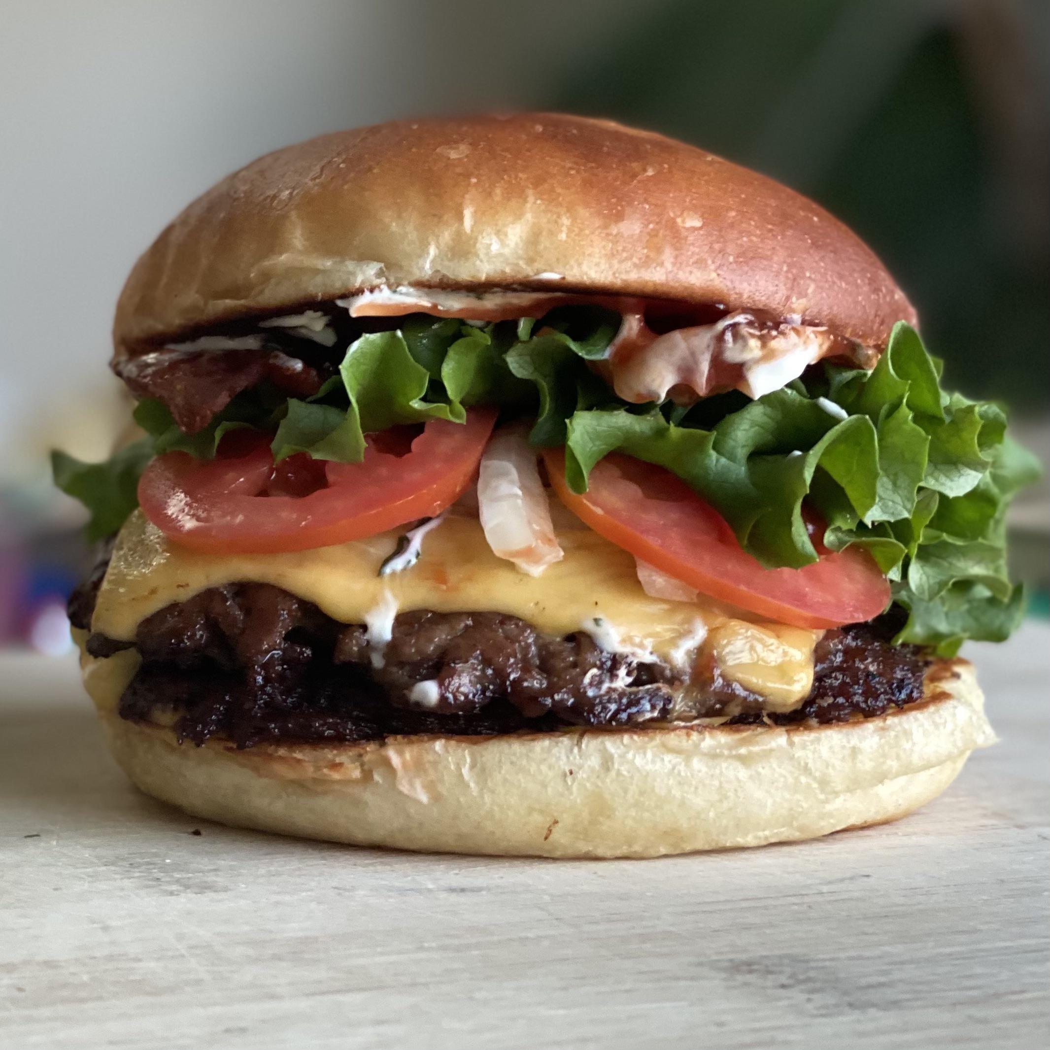 Finally had some time to make a homemade Burger again. Homemade Potato