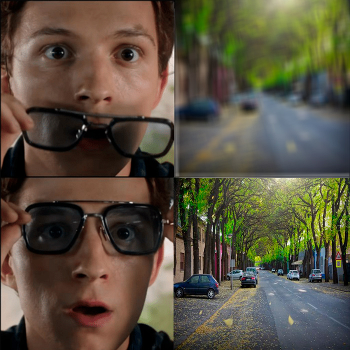 I can't see without my glasses! r/antimeme