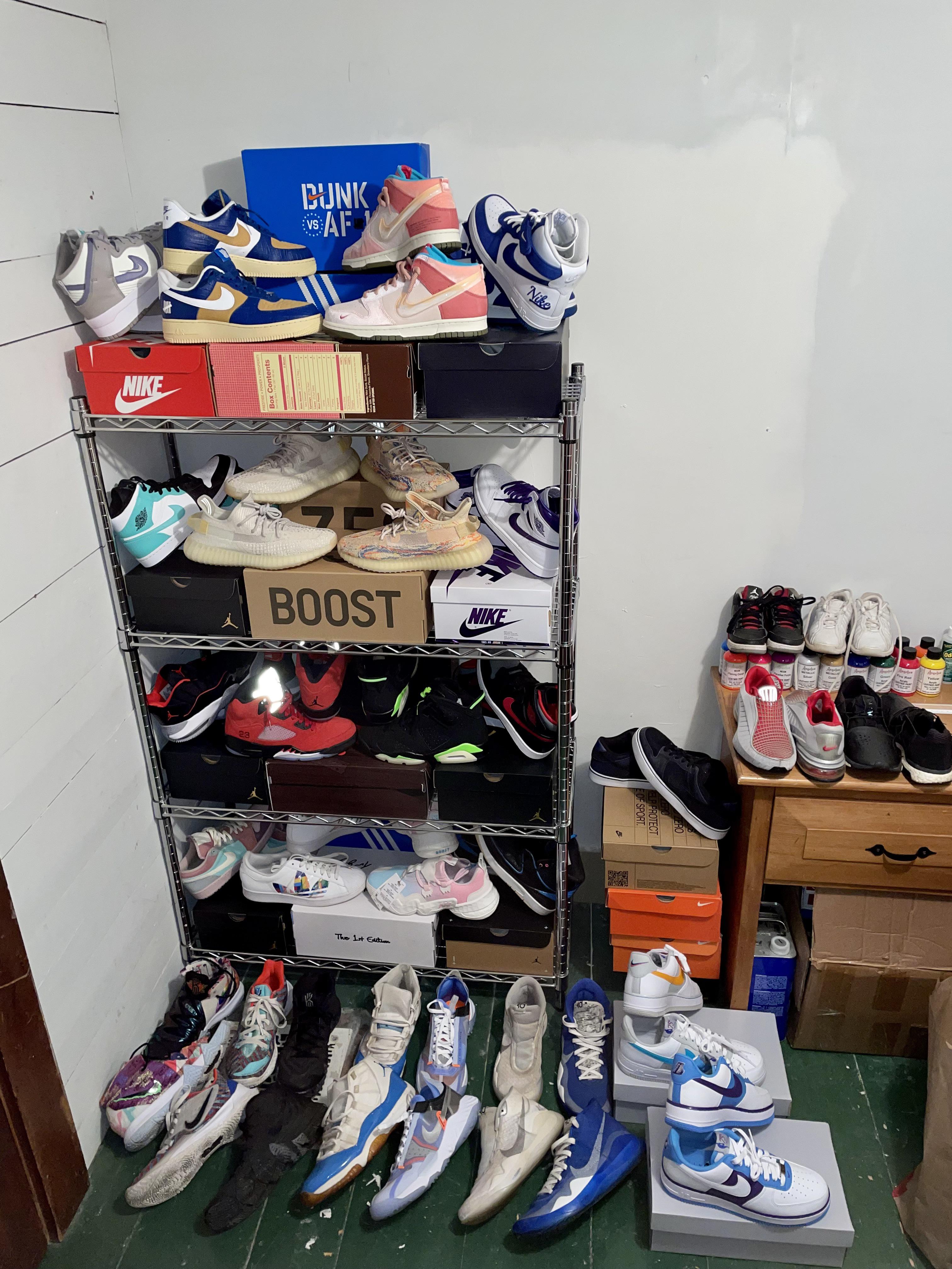 I’ve always been into shoes, but I just recently got a job where I can