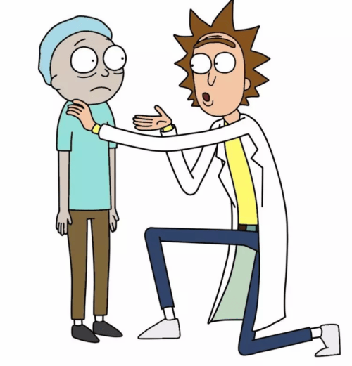This makes me rickandmorty