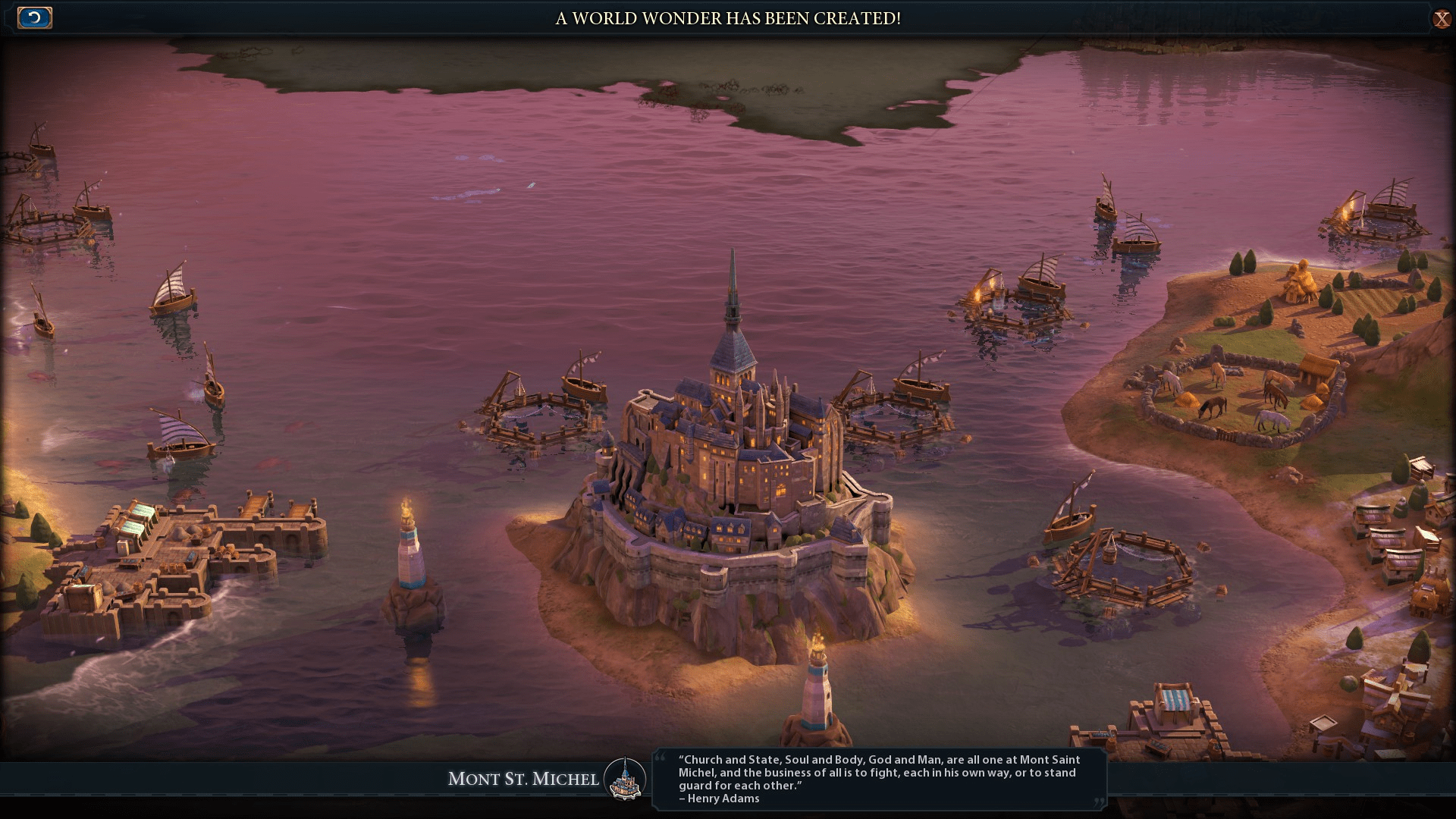 Found this Mont St. Michel screenshot I took 2 years ago and