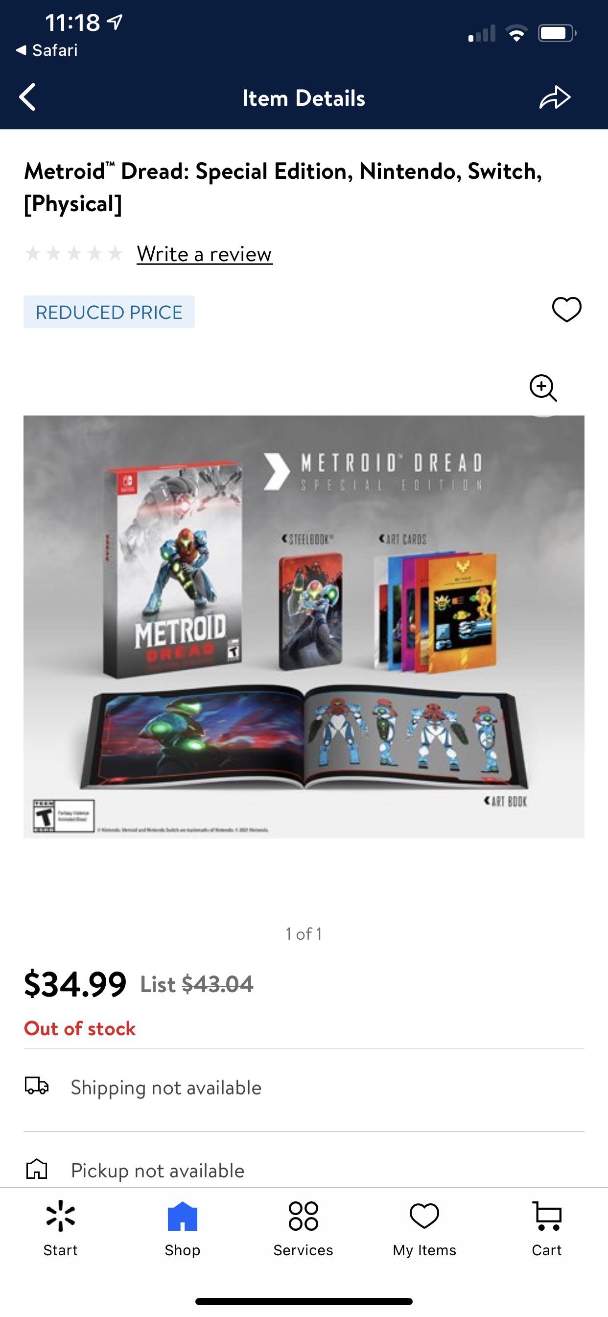 Anyone seen this yet? Got notification that SE was in stock at Walmart