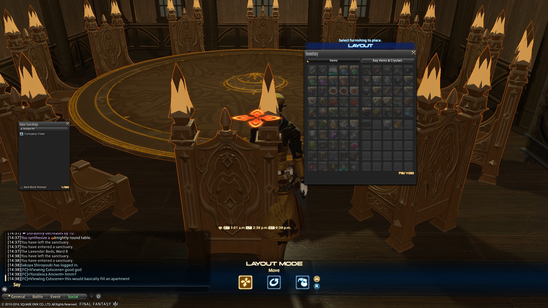 Apartments, just big enough for a table r/ffxiv