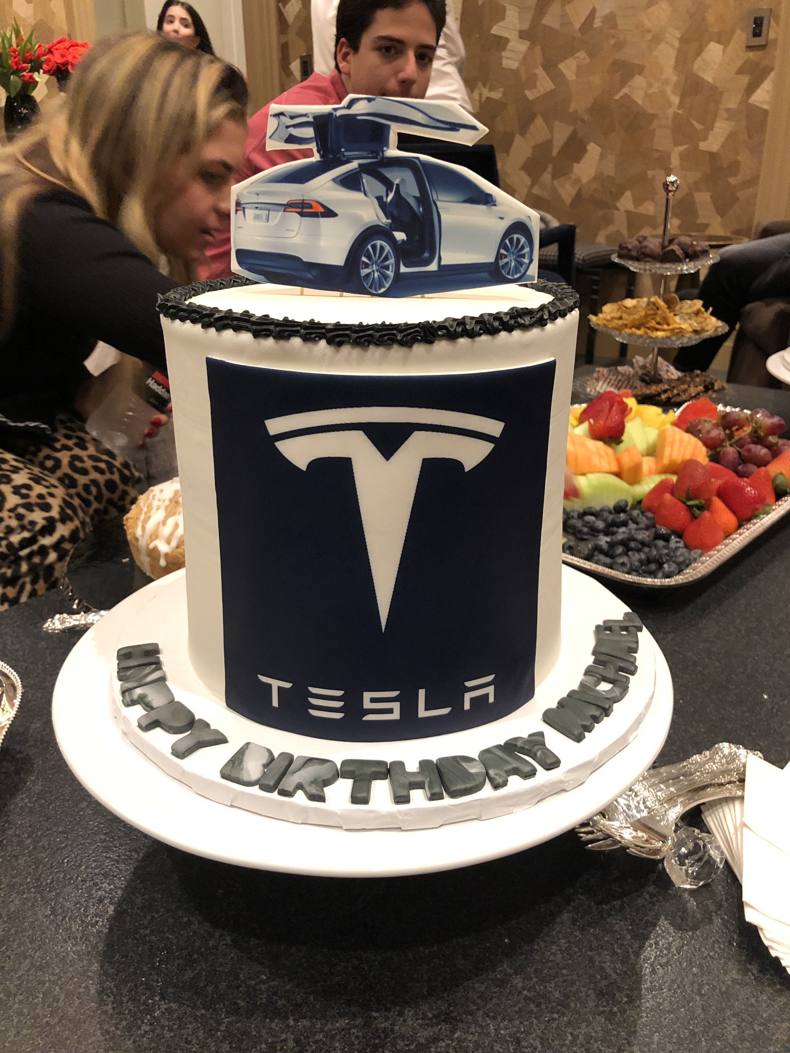 Tesla Birthday Cake r/teslamotors