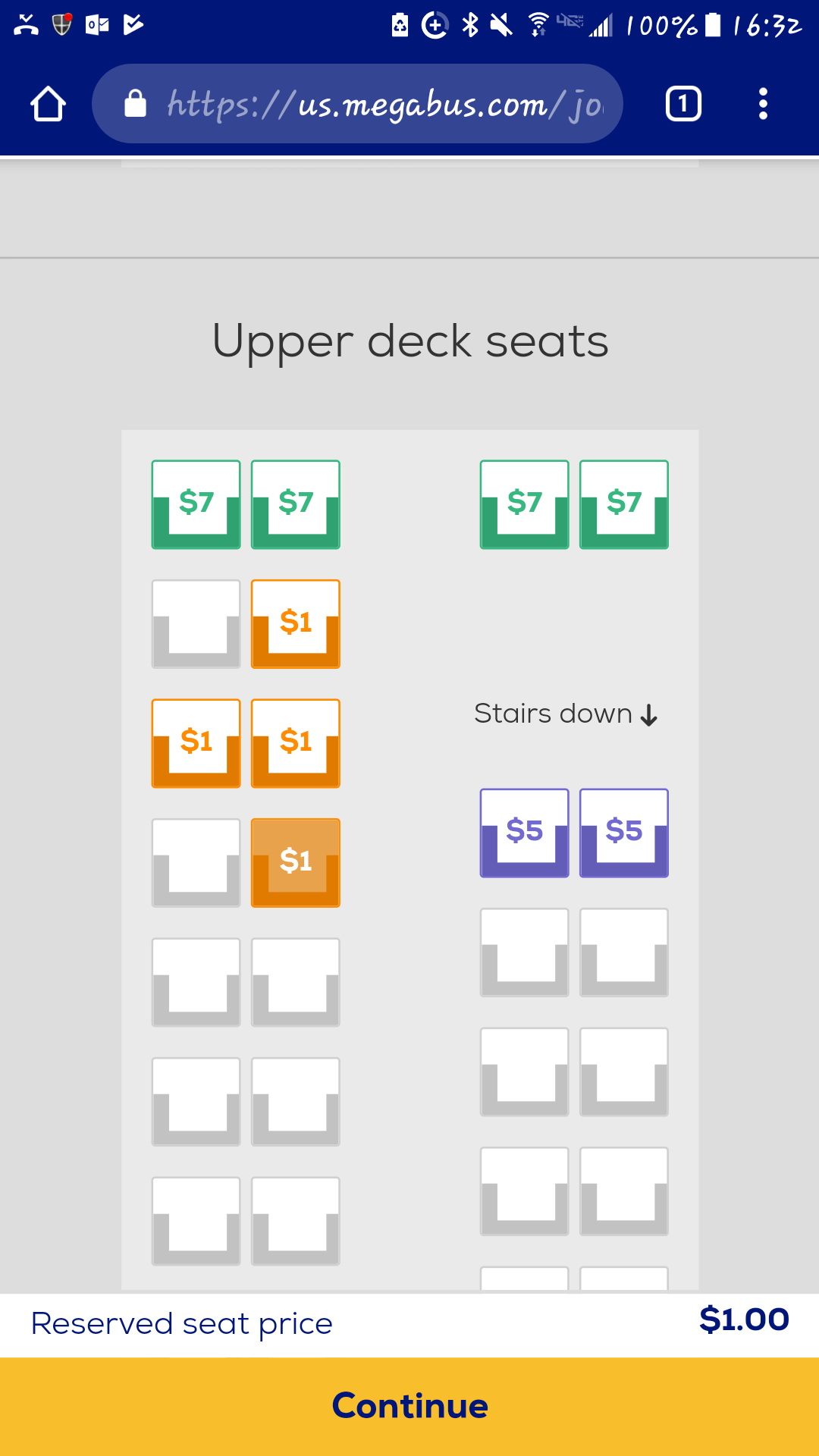 When megabus makes every seat "reserved" and won't let you buy a ticket