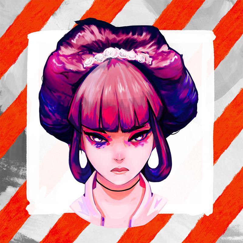 oh no i got paint in my eyes , by me! r/Illustration