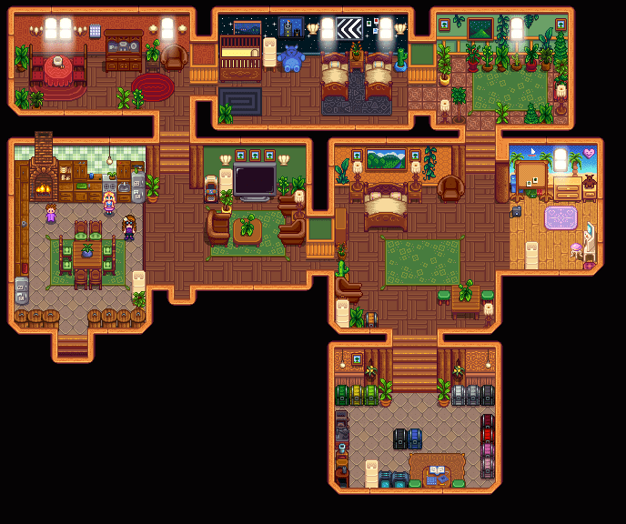 Làm đẹp ngôi nhà decorate house stardew valley trong game Stardew Valley