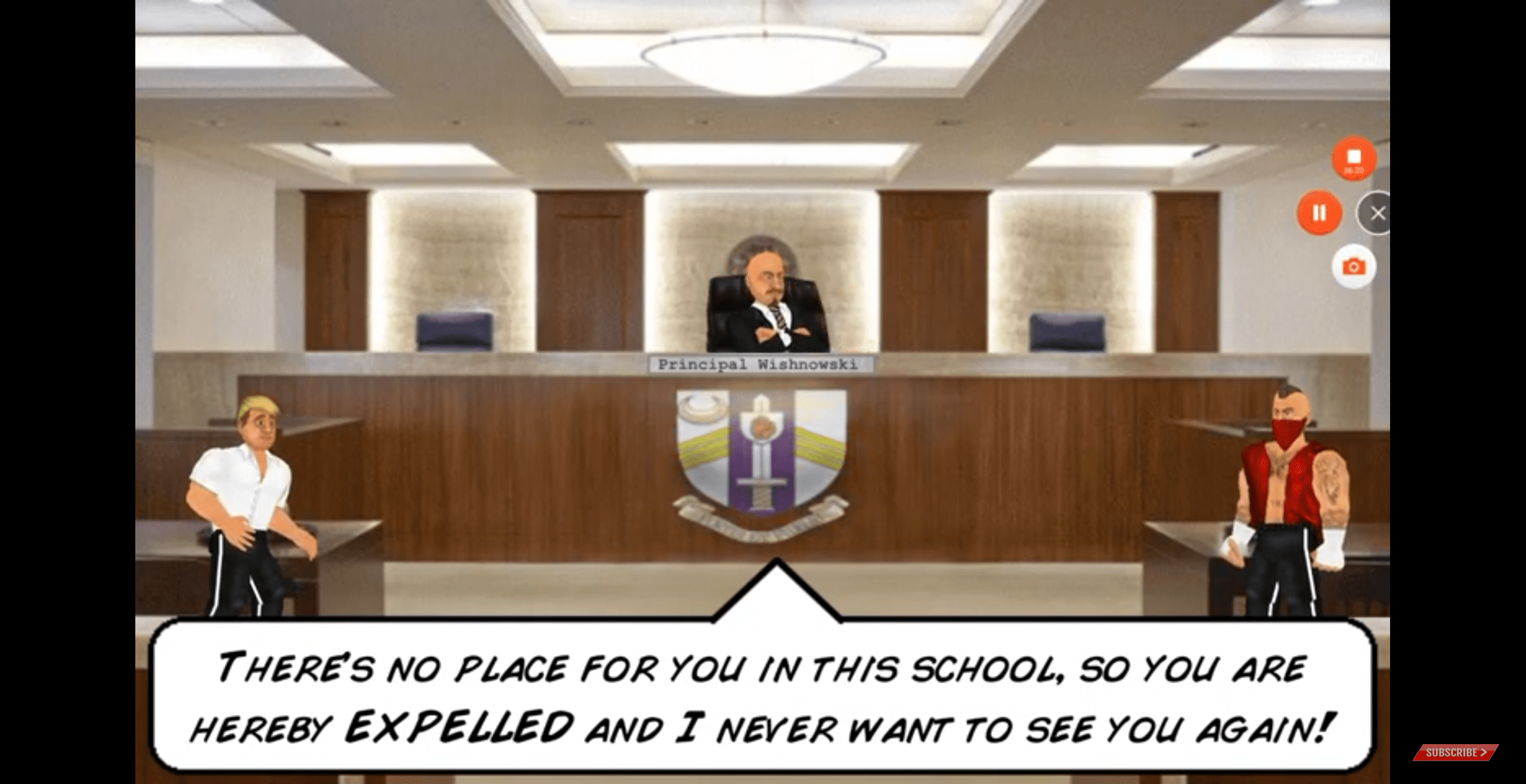 For those wondering, yes it is possible to get expelled in school days