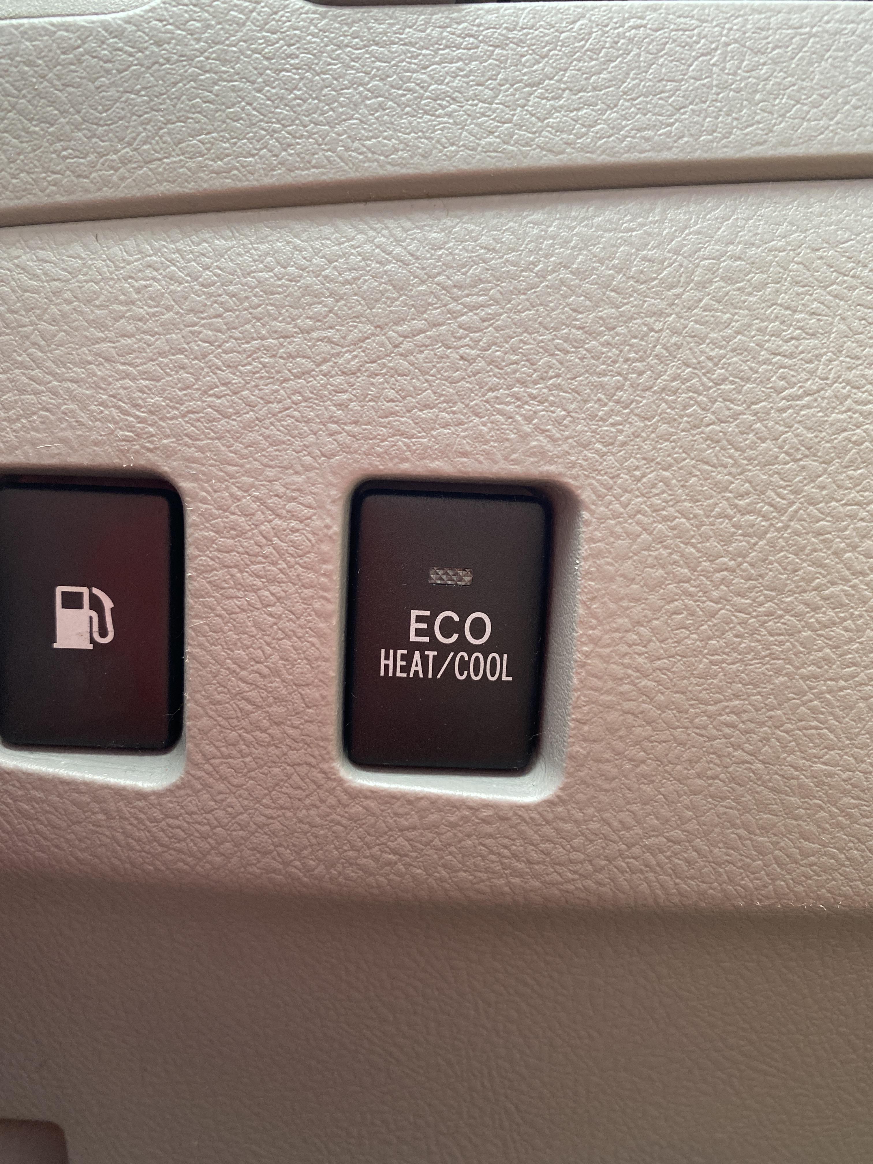 I just got a used 2009 Camry Hybrid and I’m trying to turn on Eco Heat