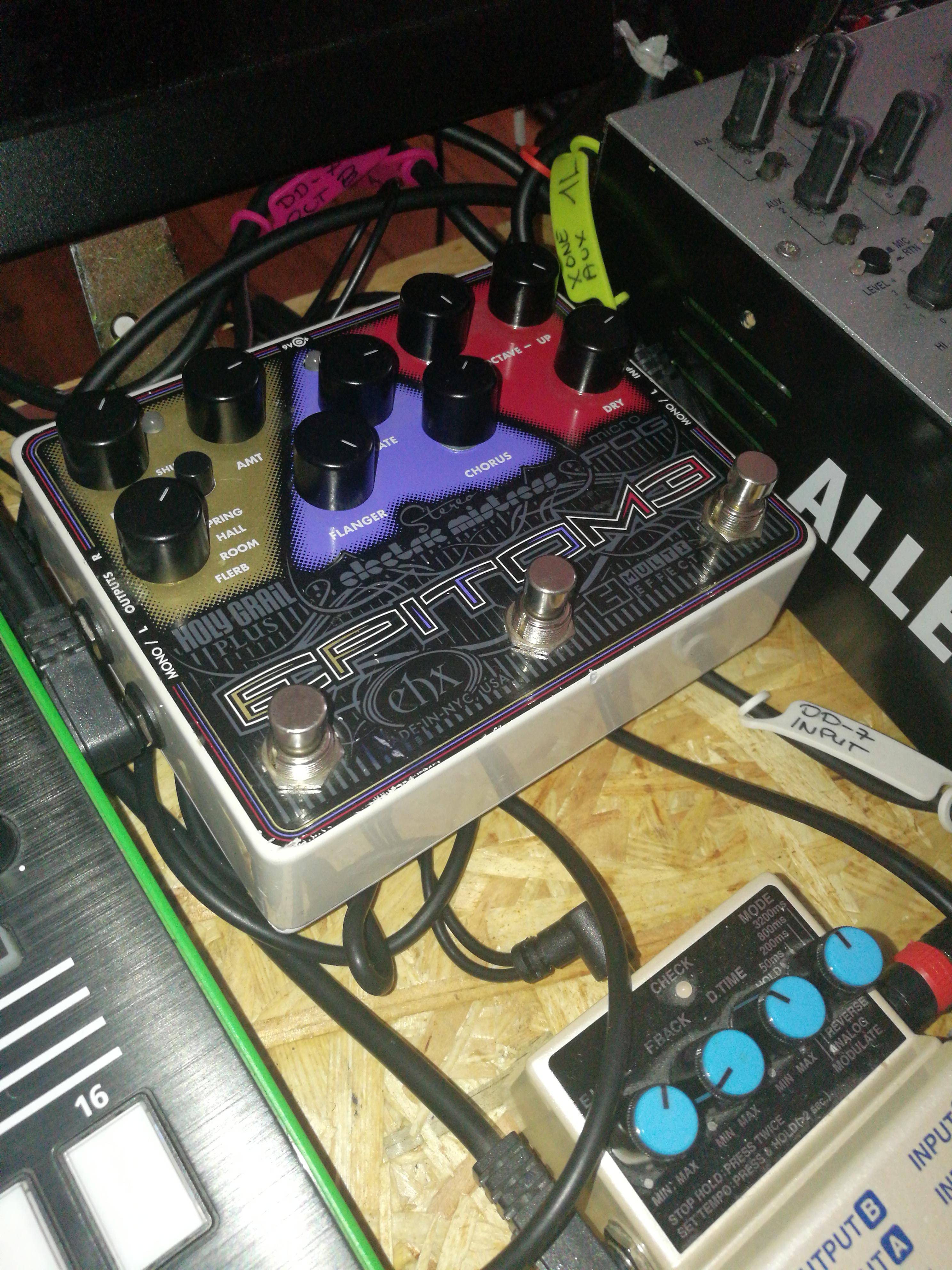 The ehx epitome a great pedal (not just for guitarists! see it in