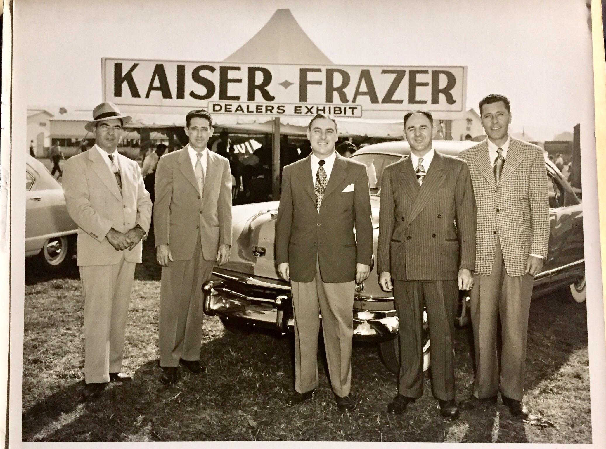 50s era car salesmen sporting some threads at the Danbury State Fair