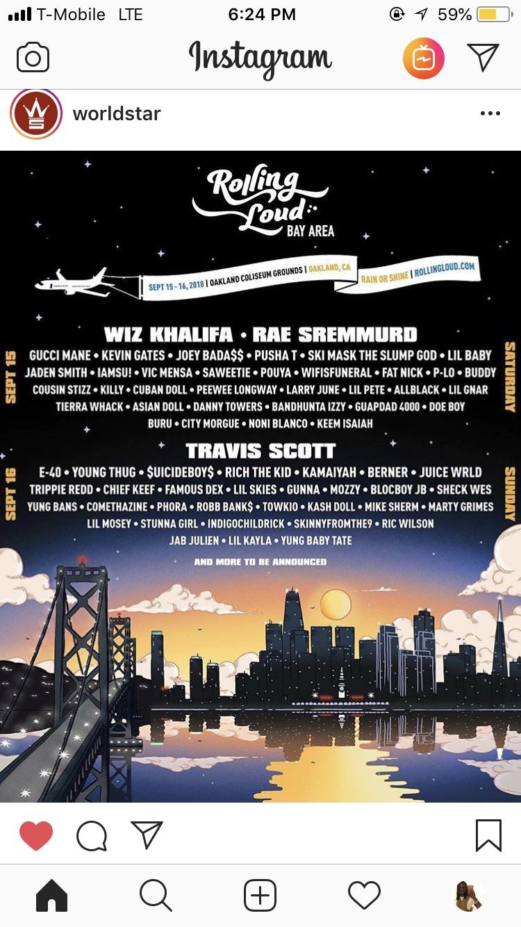 TRAVIS SCOTT ROLLING LOUD, BAY AREA LEGOOOO travisscott