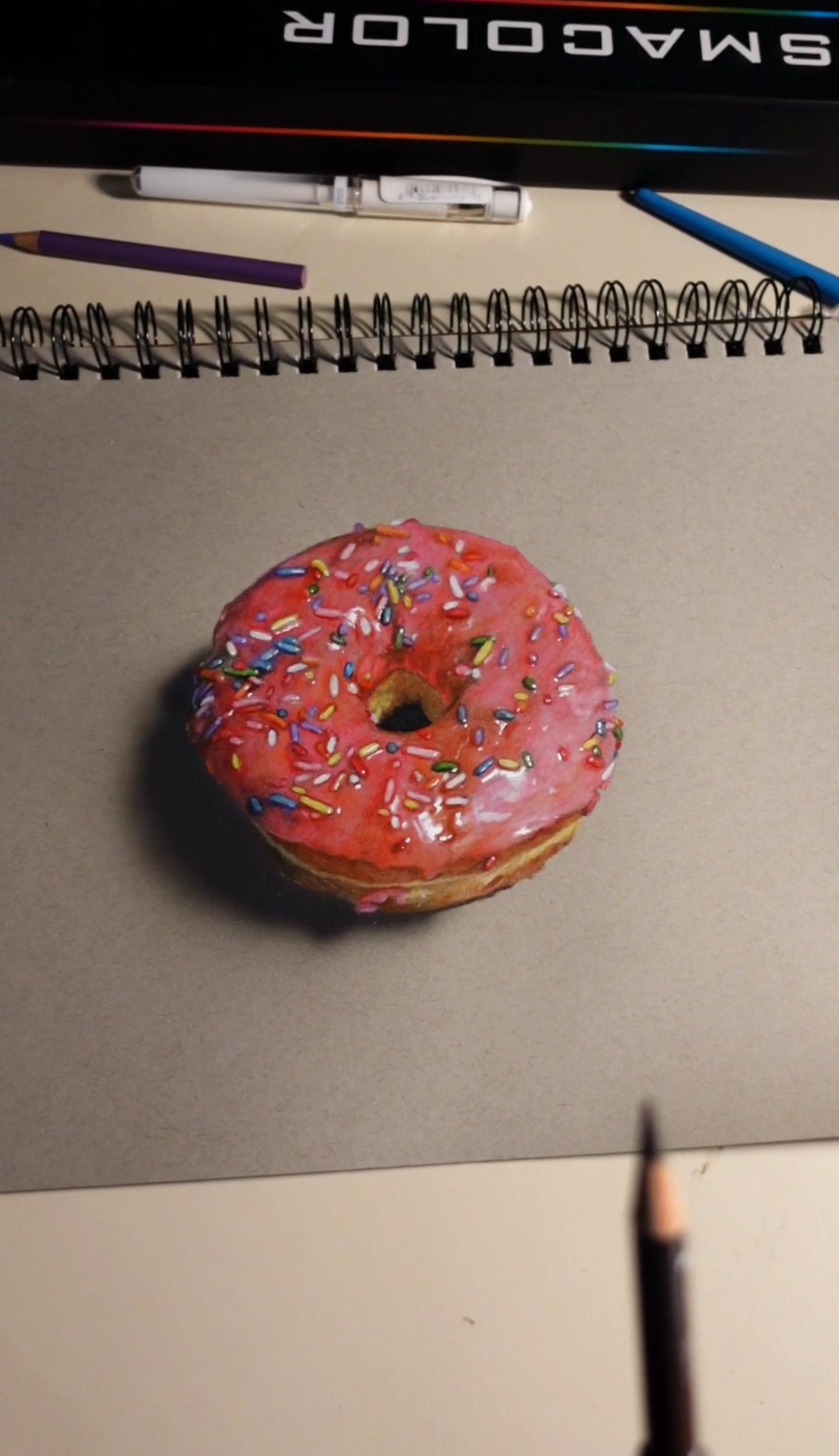 Sprinkle Donut Drawing