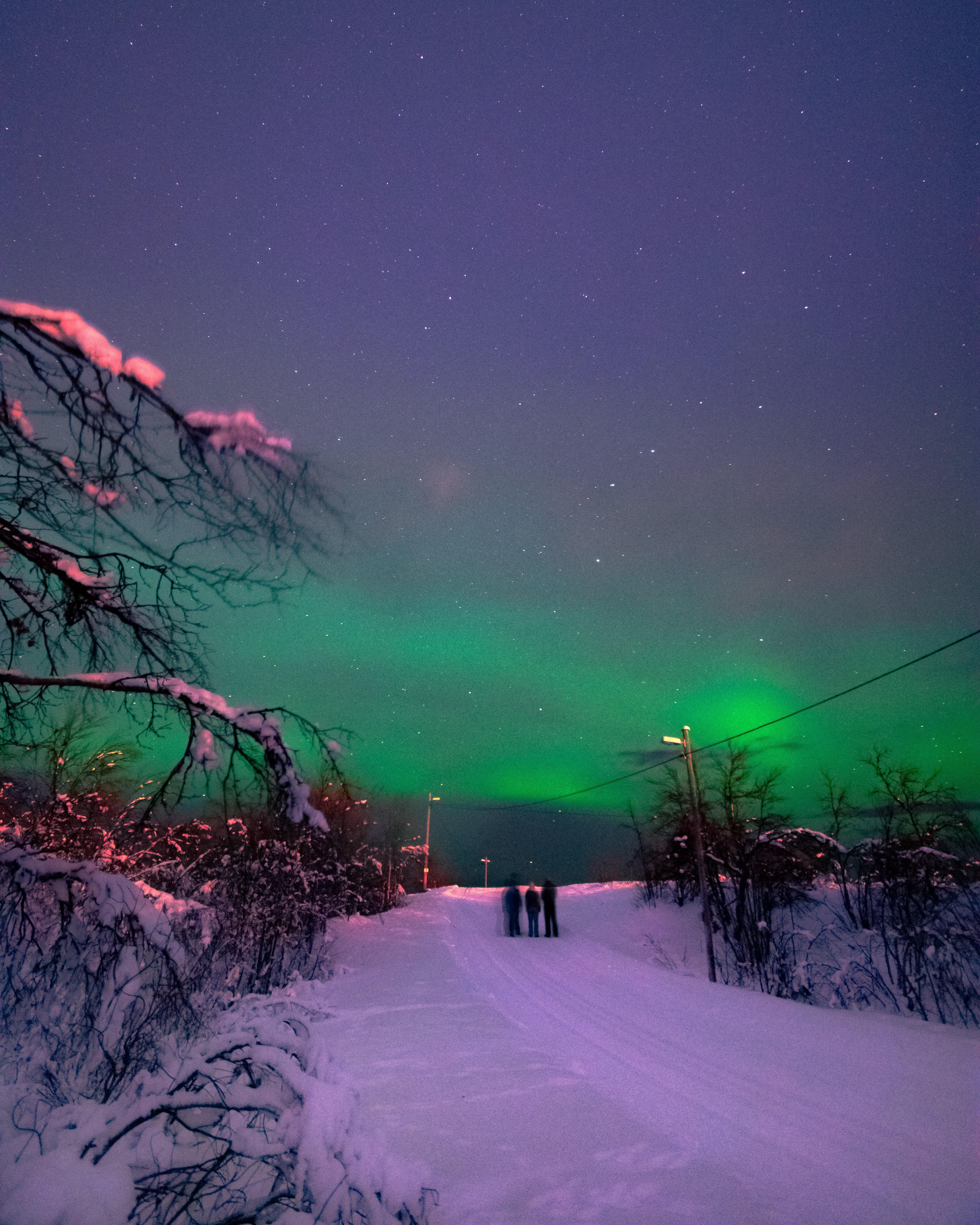 ITAP of Aurora Borealis in Sweden itookapicture