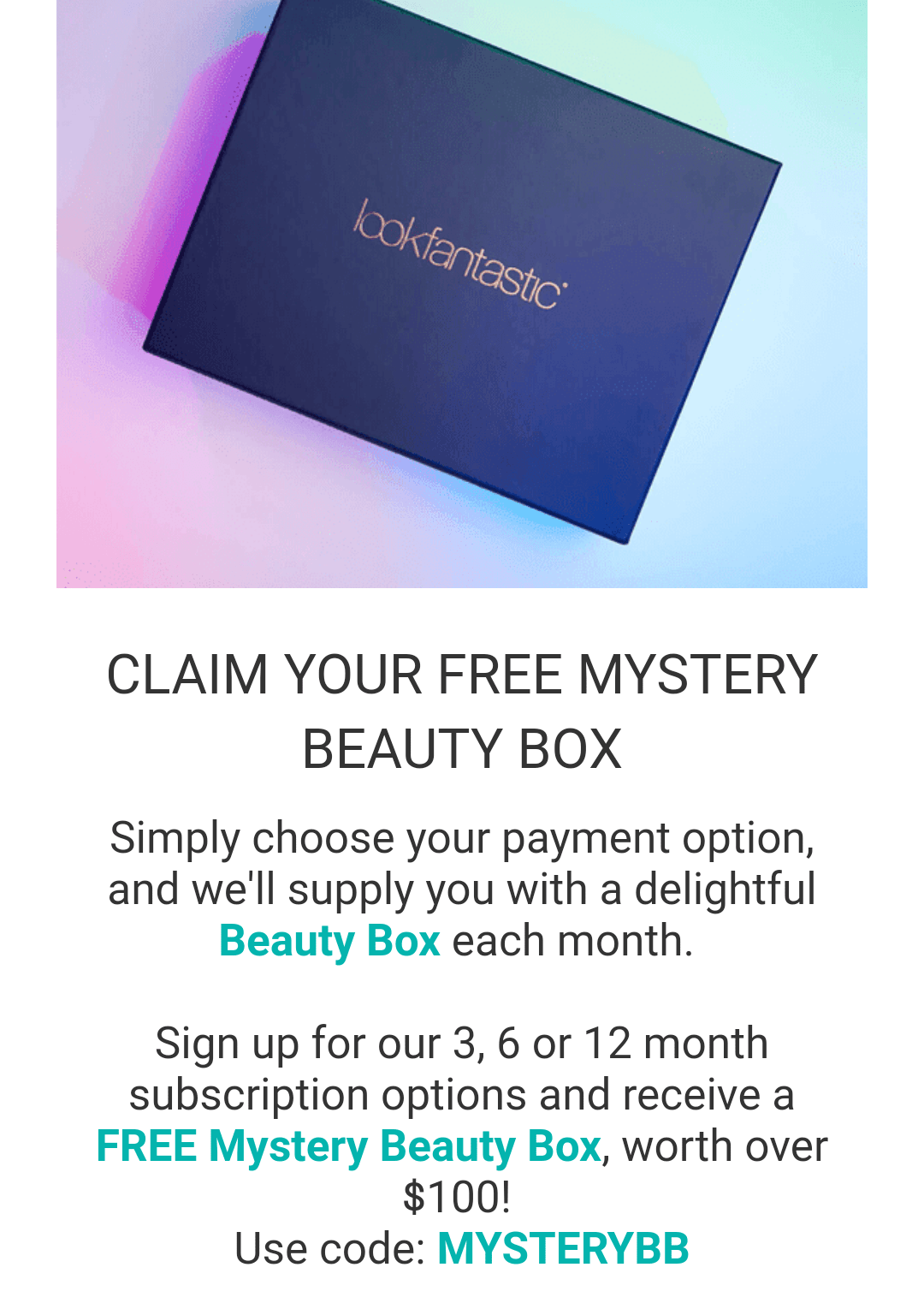 Look Fantastic Coupon r/BeautyBoxes