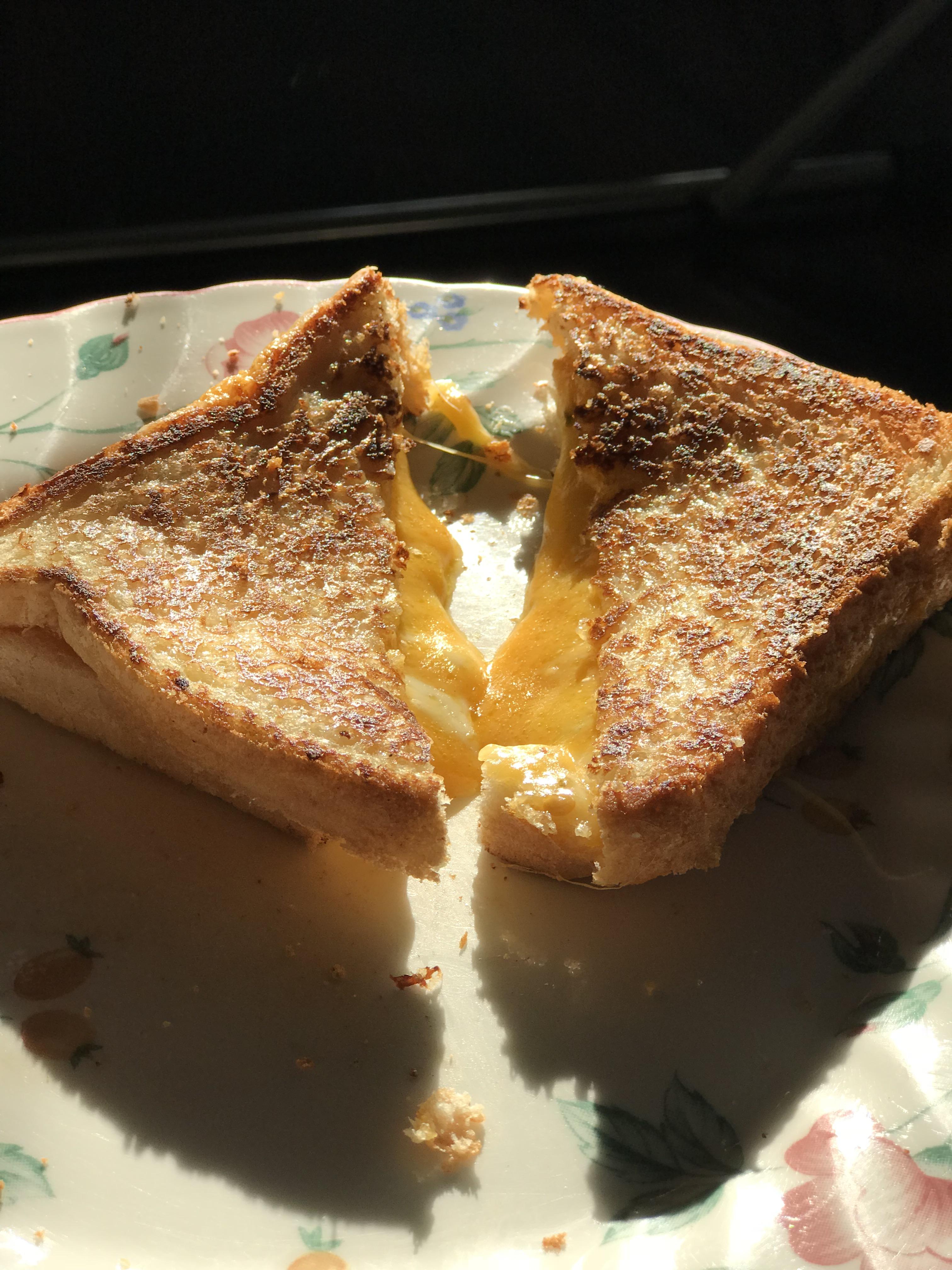Homemade Pepper Jack and Cheddar Grilled Cheese r/grilledcheese
