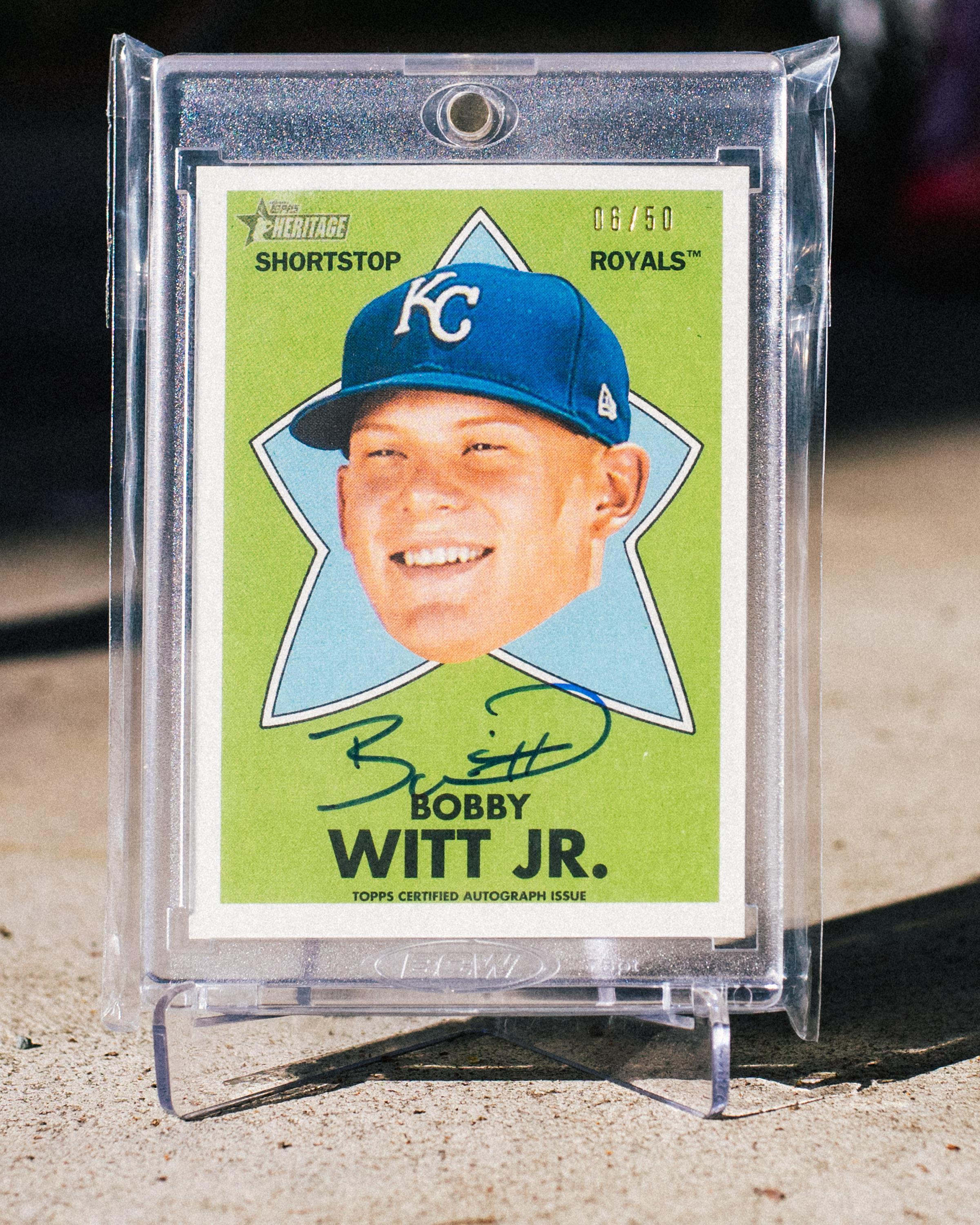 Finally, a Witt Jr. Heritage Minor League auto. r/baseballcards