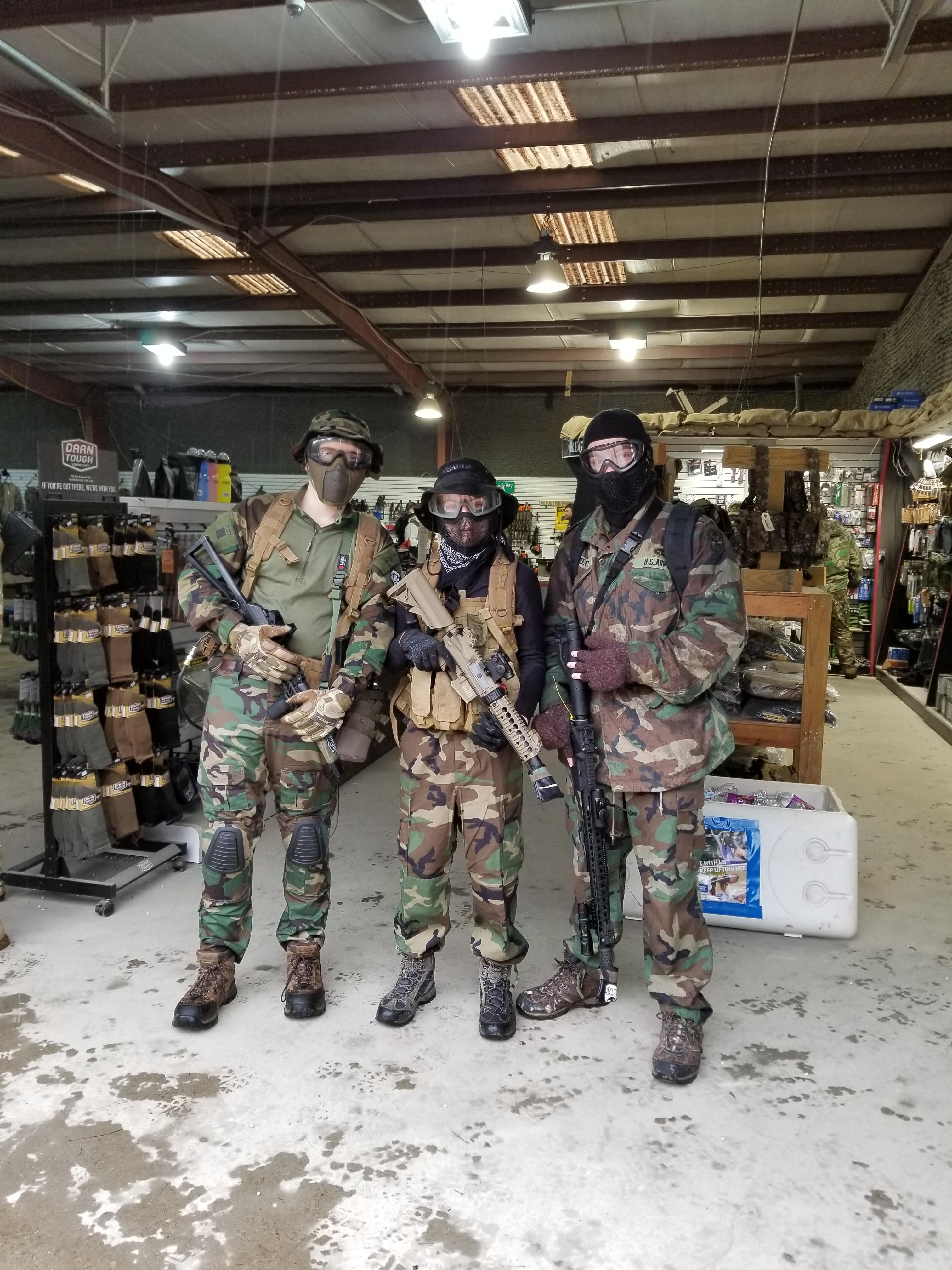 Down in NC for the week so i brought the cousins airsofting for there