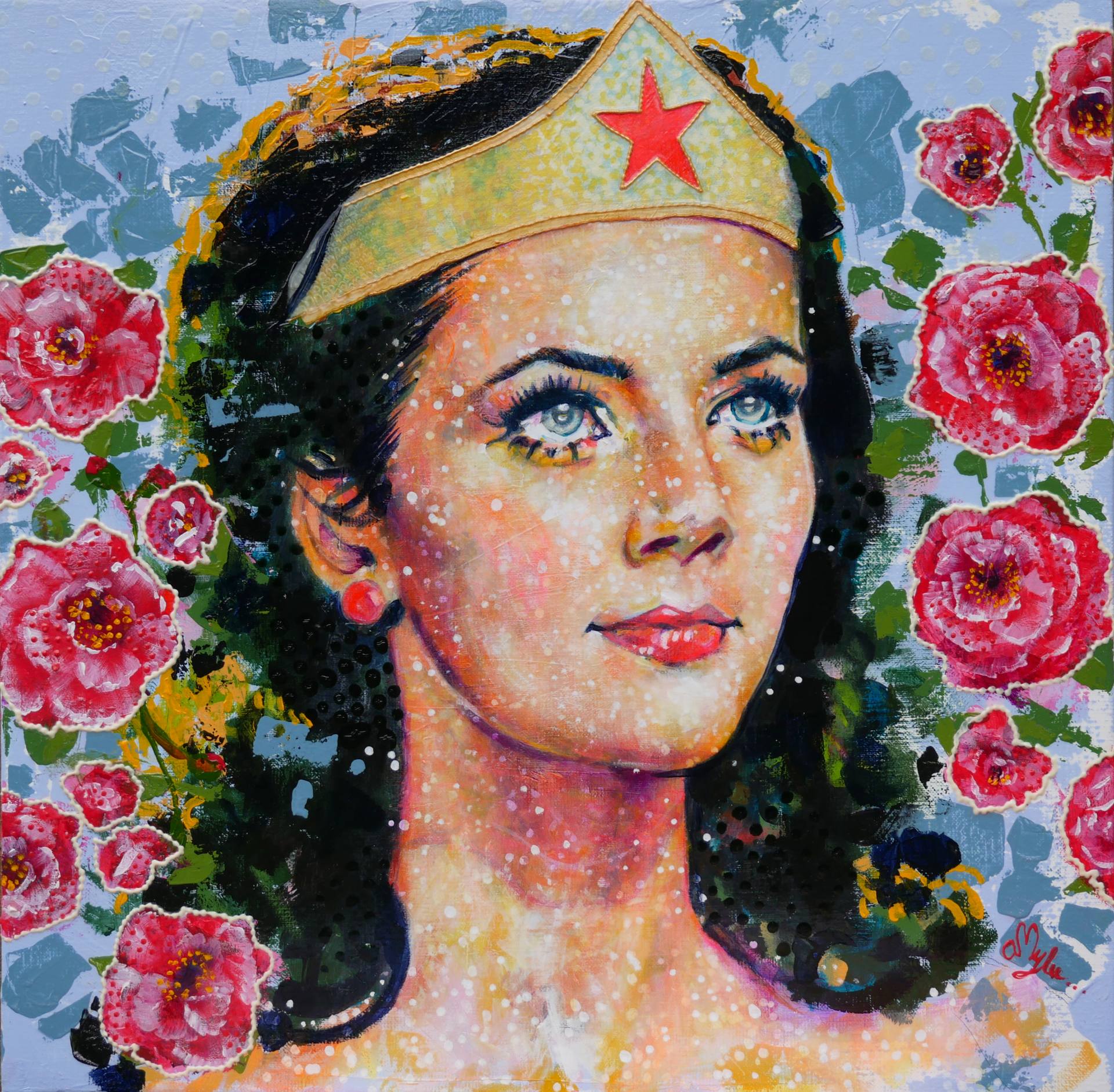 Lynda Carter Wonder Woman art by Amylee Paris r/WonderWoman