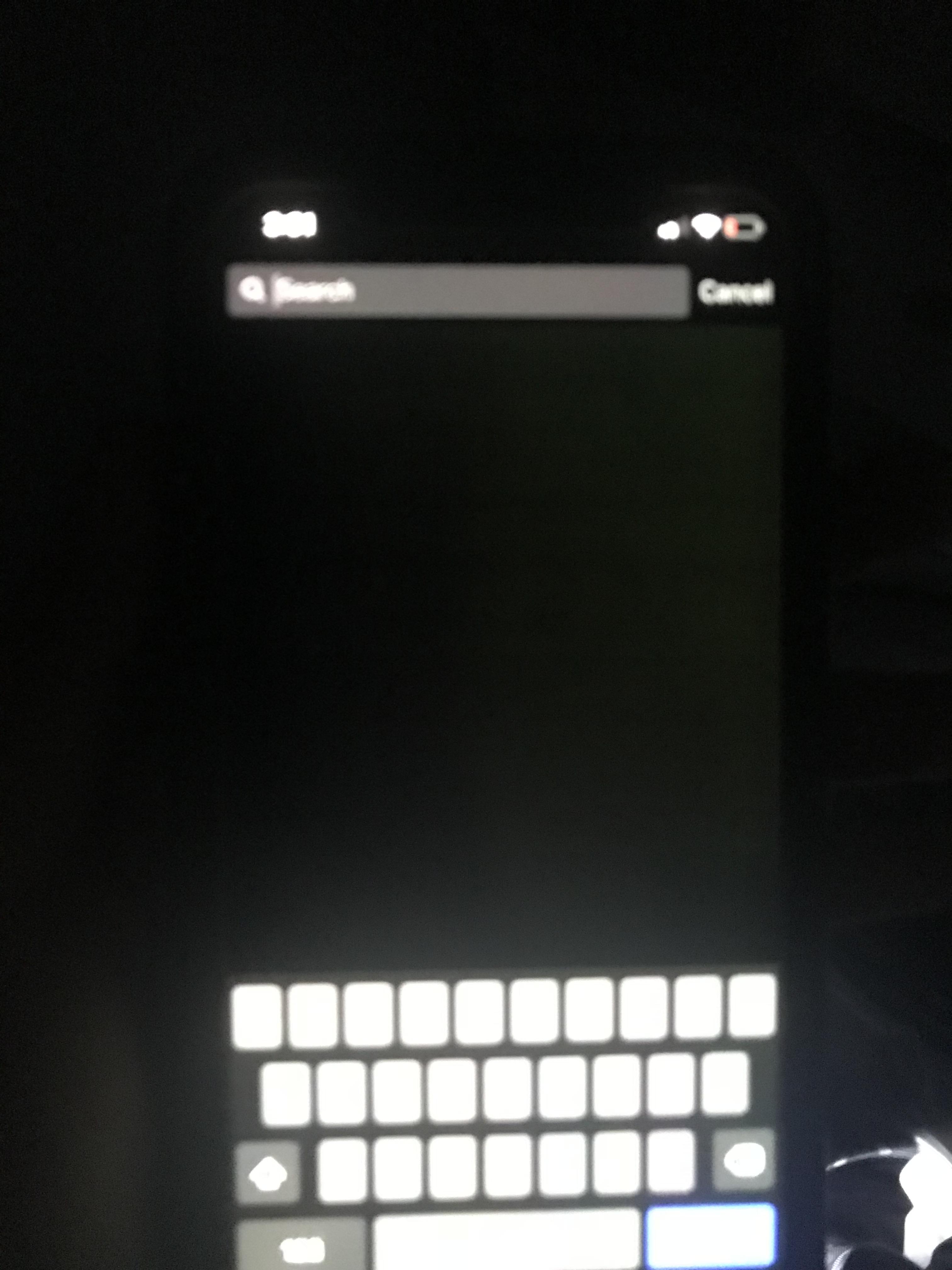 There’s a big dark green spot on the right of my iPhone X. It’s only