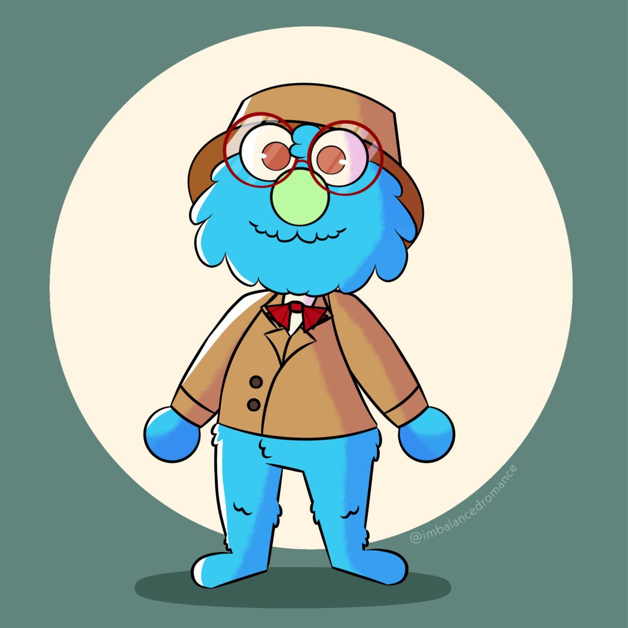 I’ve recently started Puppet History and decided to draw The Professor