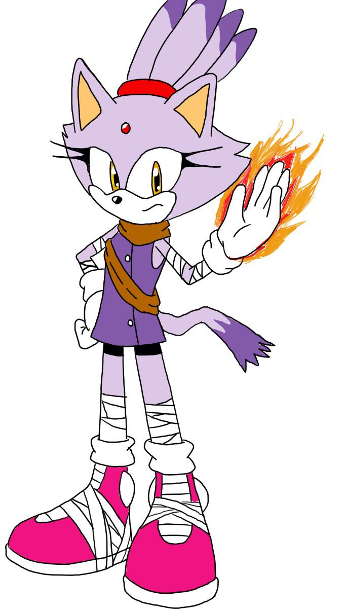 Sonic Boom Design Blaze The Cat(aka the best female Sonic character