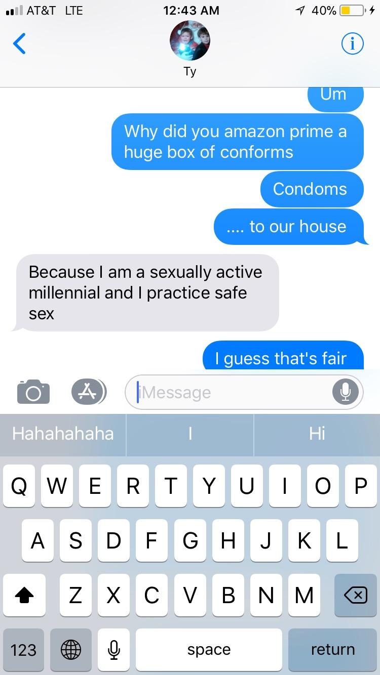 When my bro Amazon Primes Condoms to our mom's house r/amazonprime