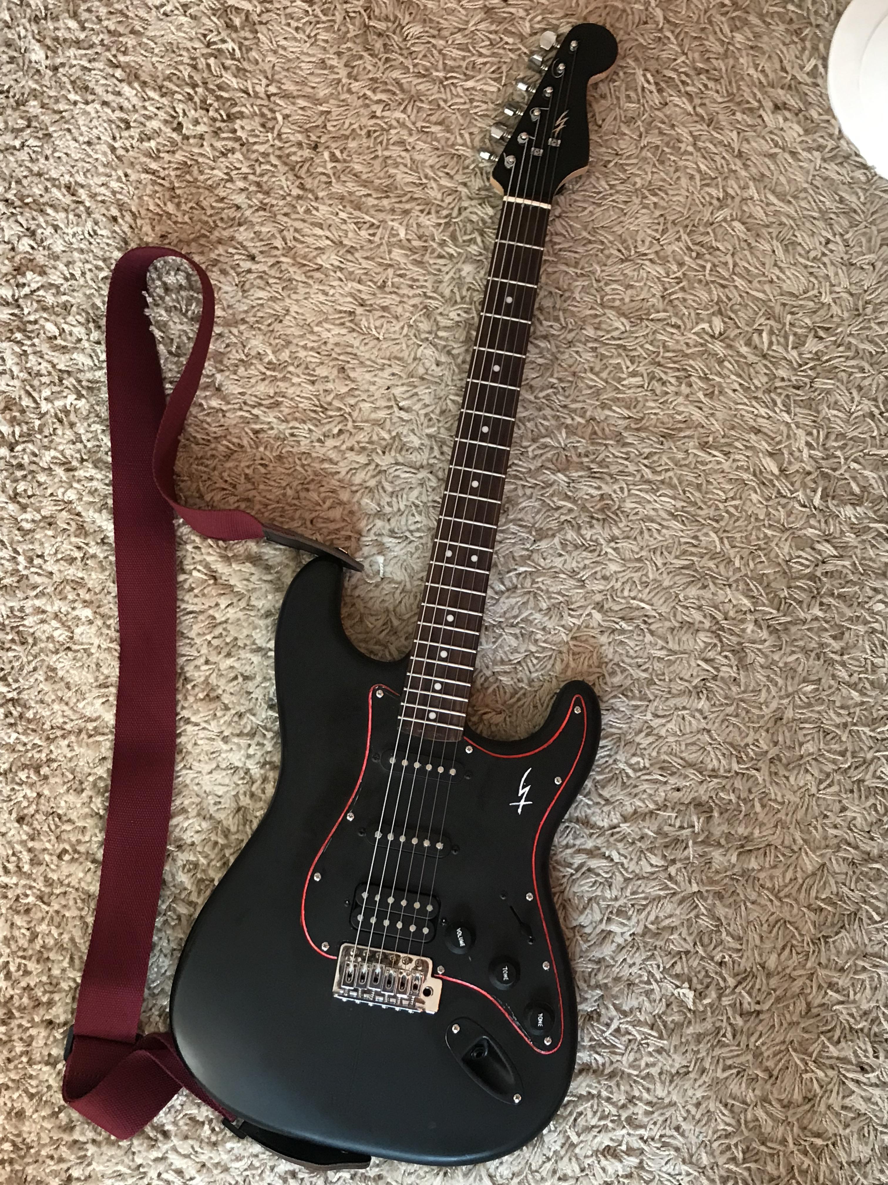 I repainted my old Bullet Strat matte black, and I fell in love again